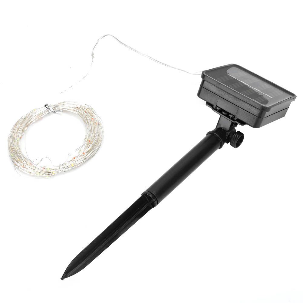 100LED Chips Solar Powered Light String for Garden Yard Festivals Party view 5