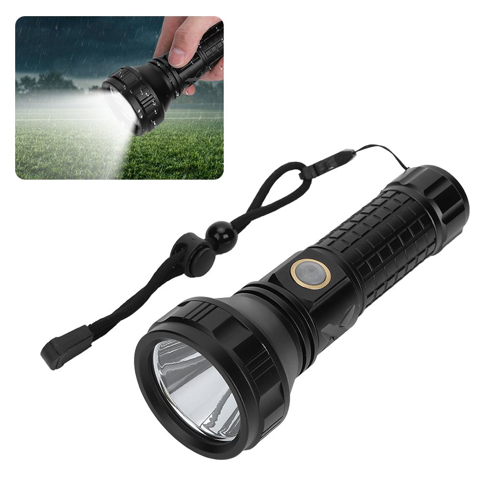 SST40 LED Flashlight USB Rechargeable 7000K 1600lm 3 Lighting Mode IPX5 view 9