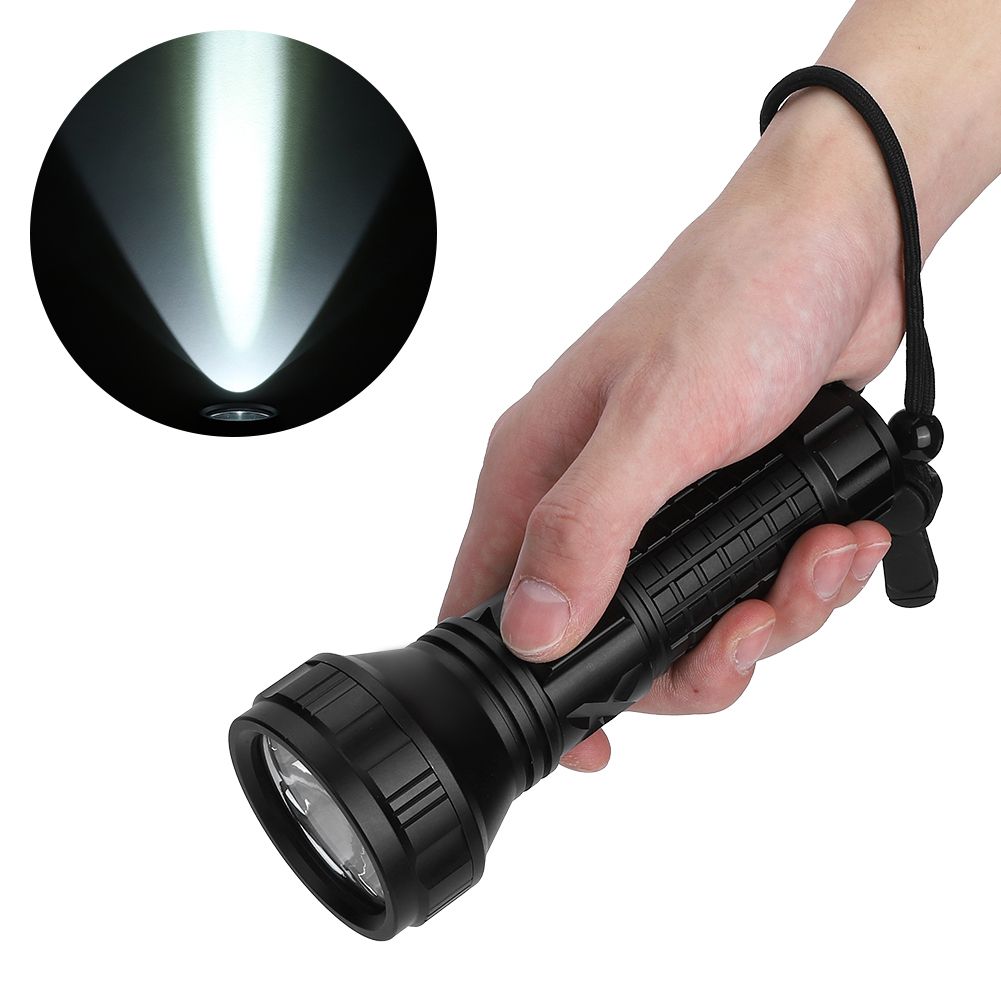 SST40 LED Flashlight USB Rechargeable 7000K 1600lm 3 Lighting Mode IPX5 view 10