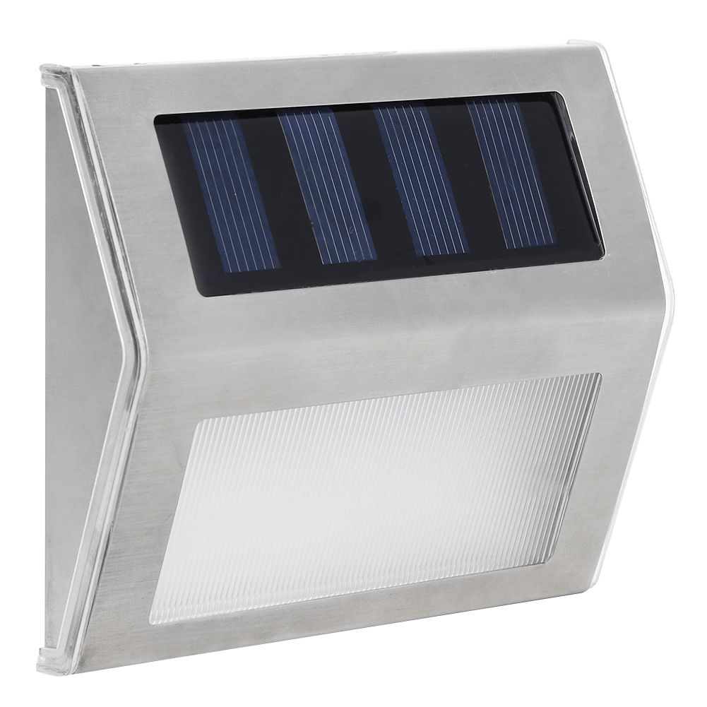 Solar Step Lights Outdoor Stair Lights Waterproof LED Wall Lamp for Stairway