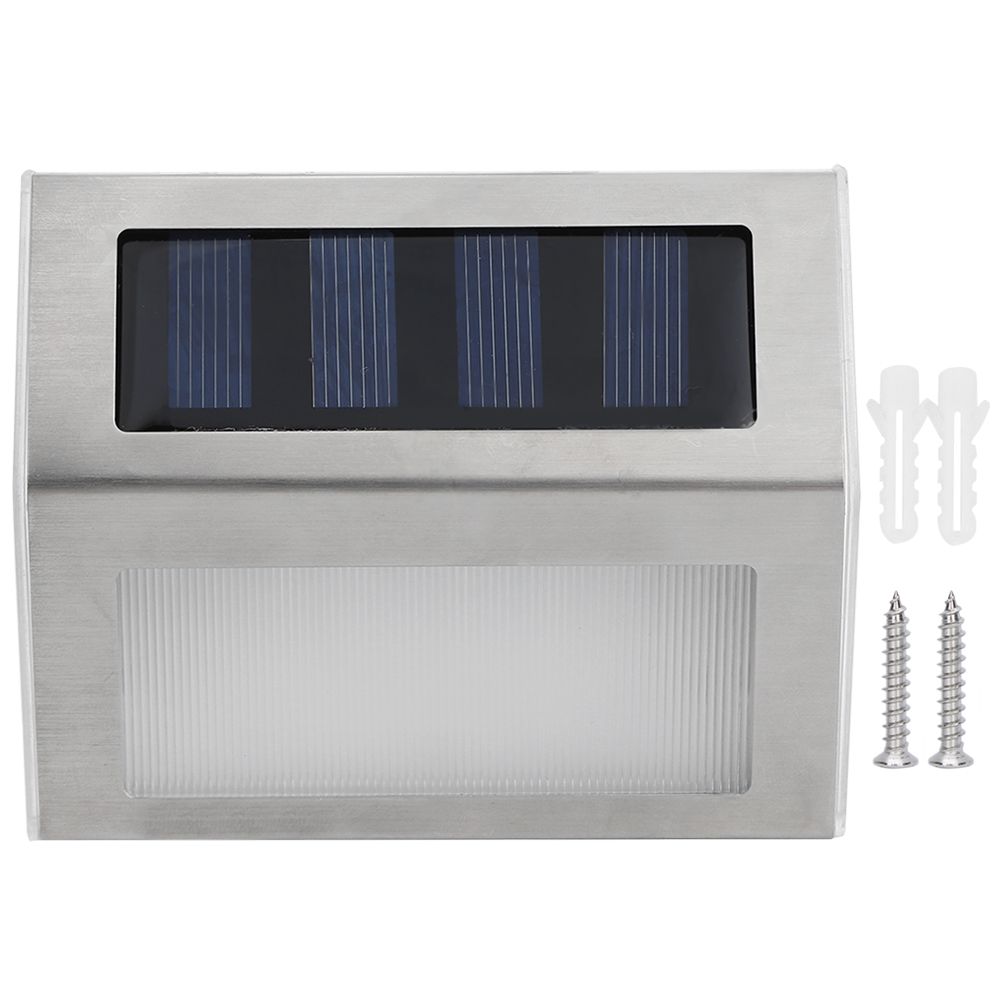 Solar Step Lights Outdoor Stair Lights Waterproof LED Wall Lamp for Stairway view 2