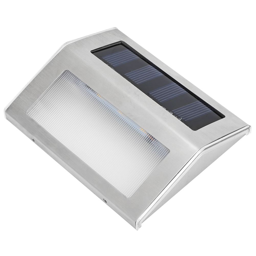Solar Step Lights Outdoor Stair Lights Waterproof LED Wall Lamp for Stairway view 4