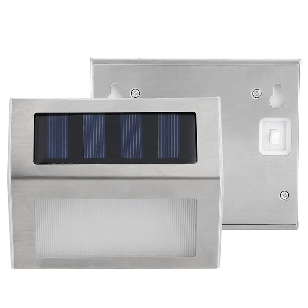 Solar Step Lights Outdoor Stair Lights Waterproof LED Wall Lamp for Stairway view 7