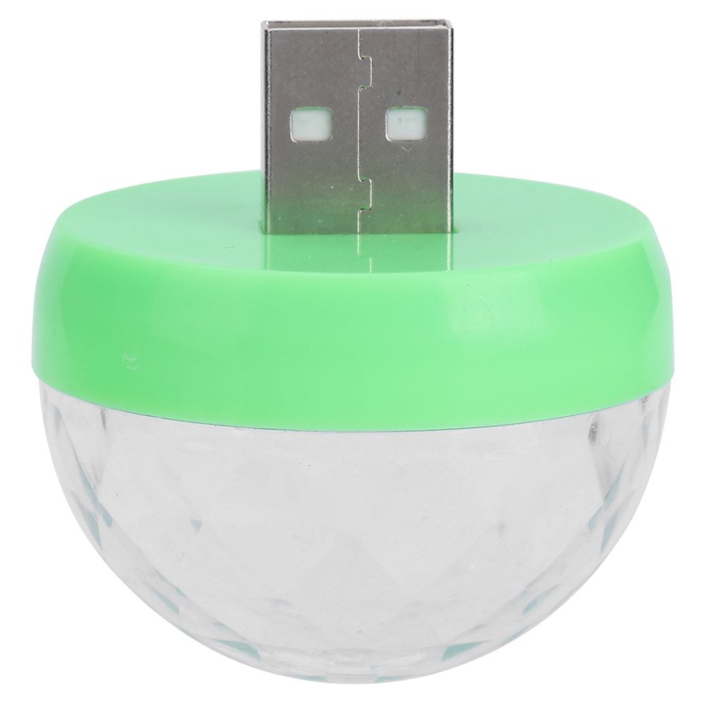 USB Party Lights Mini Ball Sound Control Colorful DJ Light for Brithday view 4