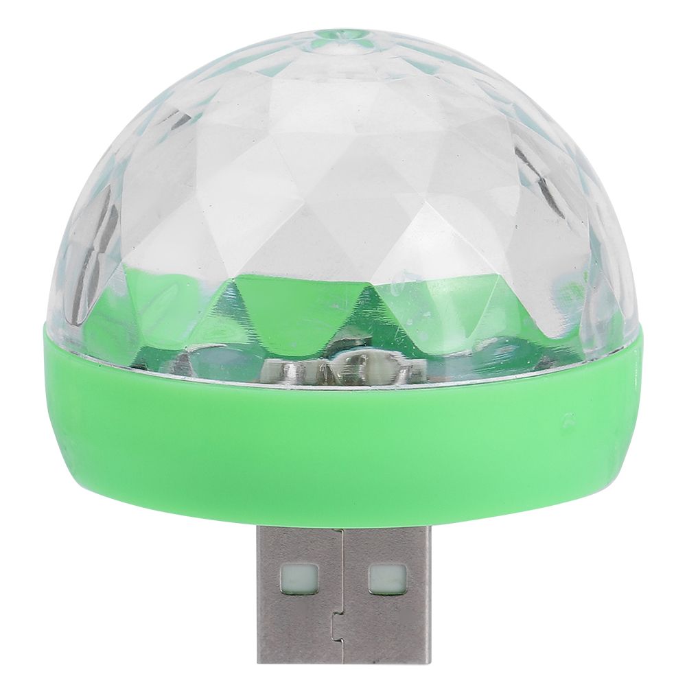 USB Party Lights Mini Ball Sound Control Colorful DJ Light for Brithday view 5