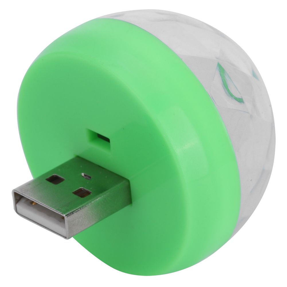 USB Party Lights Mini Ball Sound Control Colorful DJ Light for Brithday view 6