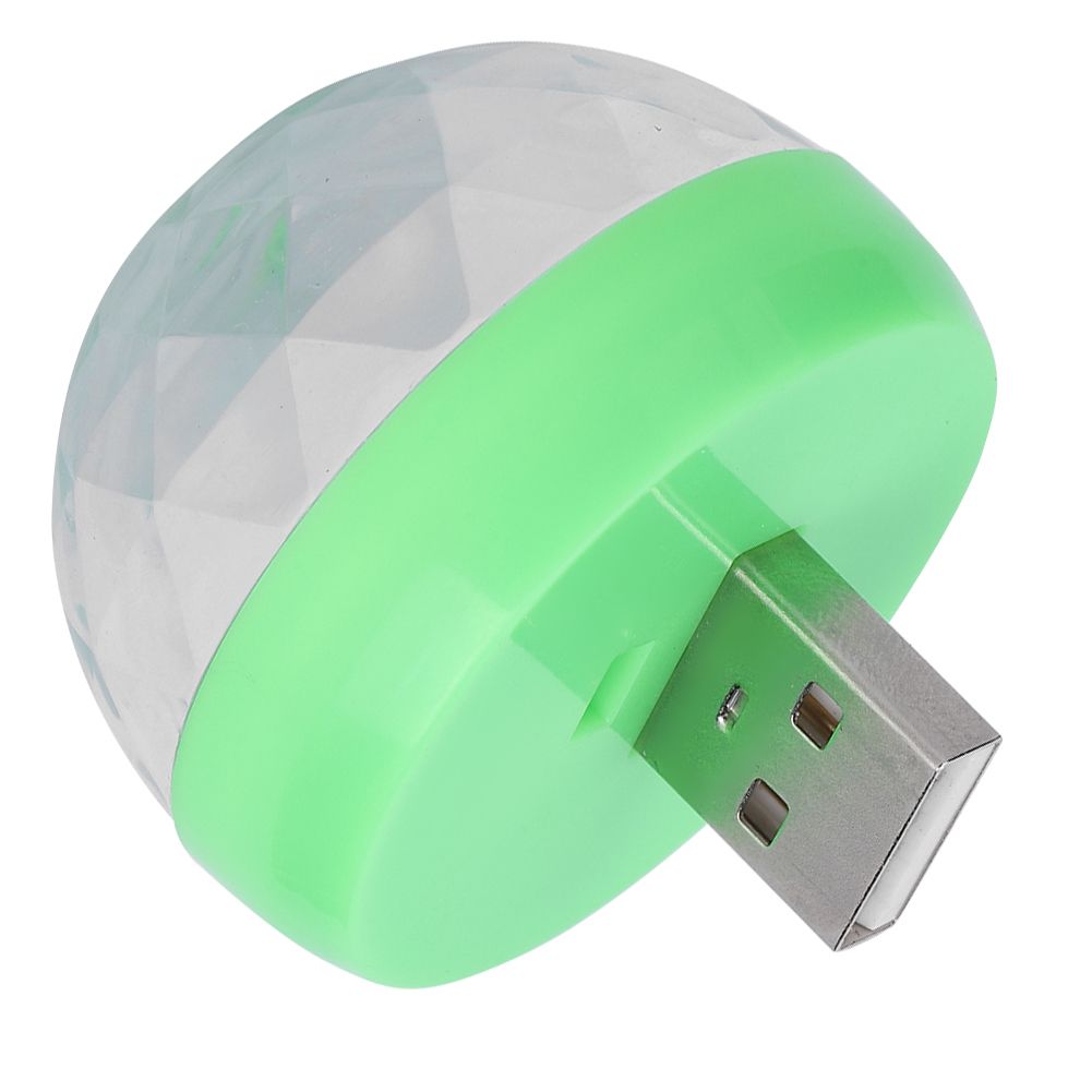 USB Party Lights Mini Ball Sound Control Colorful DJ Light for Brithday view 8