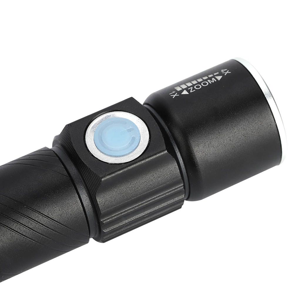 Aluminum Alloy USB Rechargeable Ultraviolet Flashlight Electric Torch for view 12