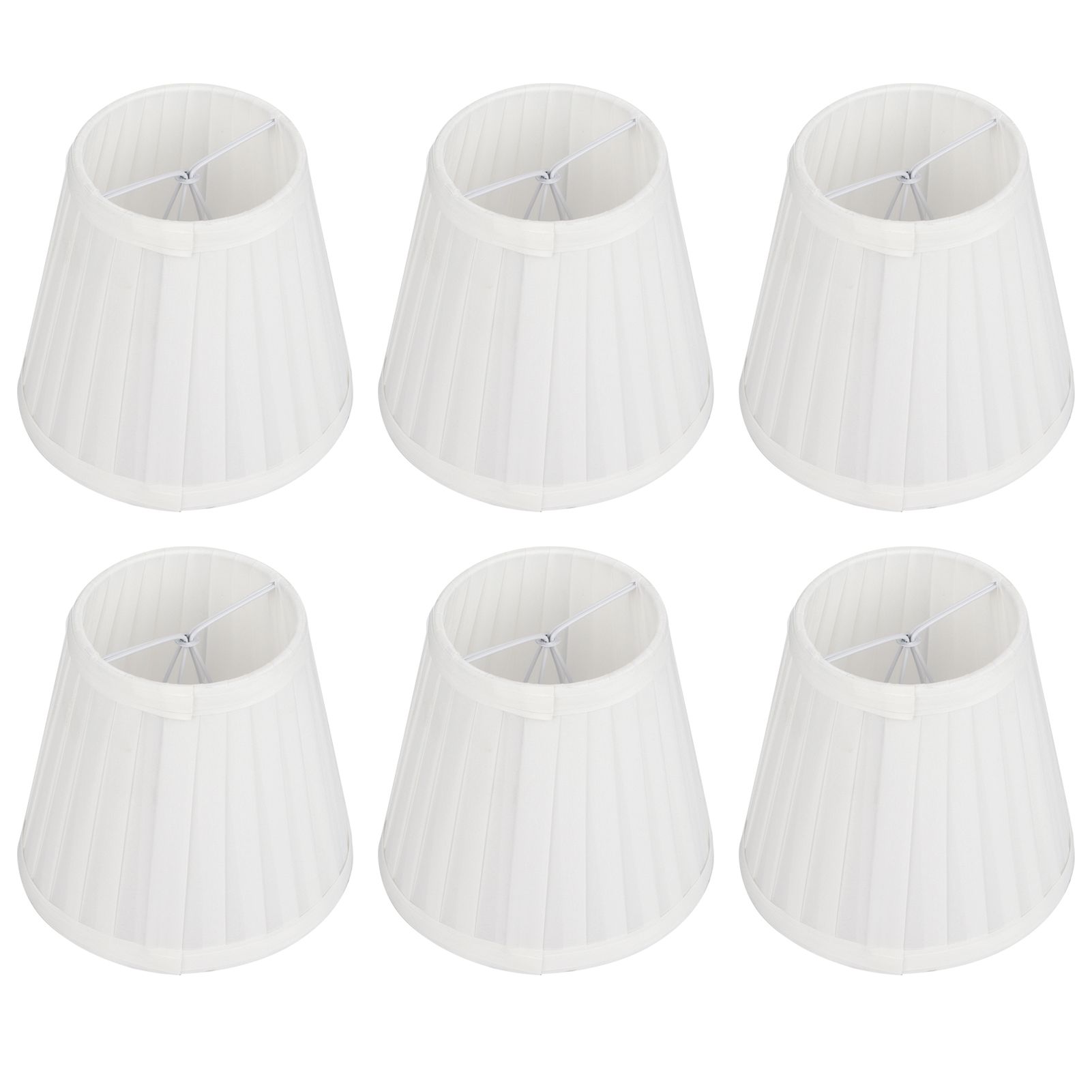 6PCS Fabric Chandelier Lampshade Wall Lamp Cover Shade for Living Room Bedroom view 2