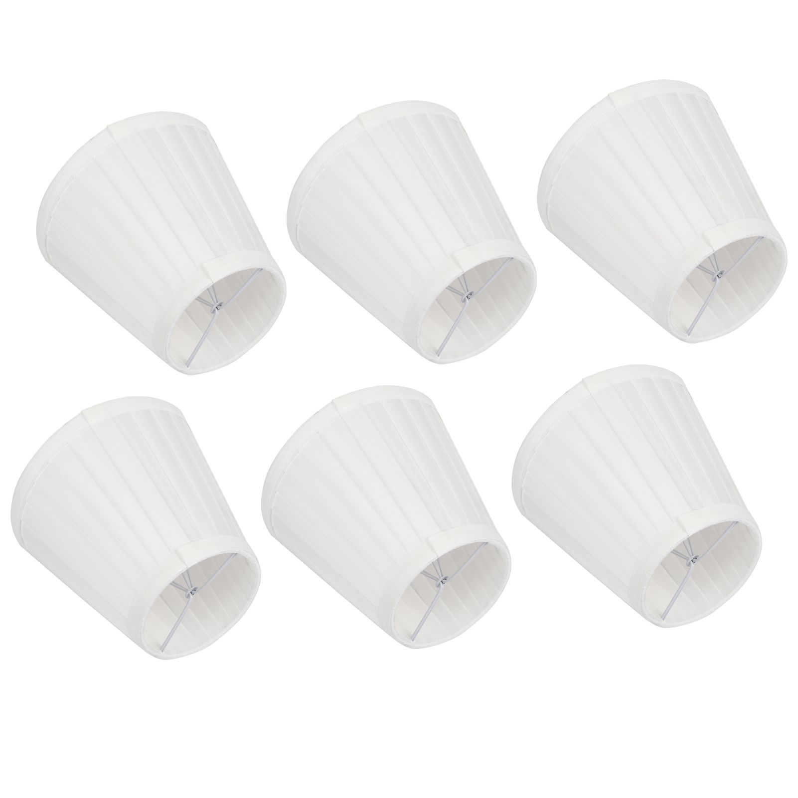 6PCS Fabric Chandelier Lampshade Wall Lamp Cover Shade for Living Room Bedroom view 3