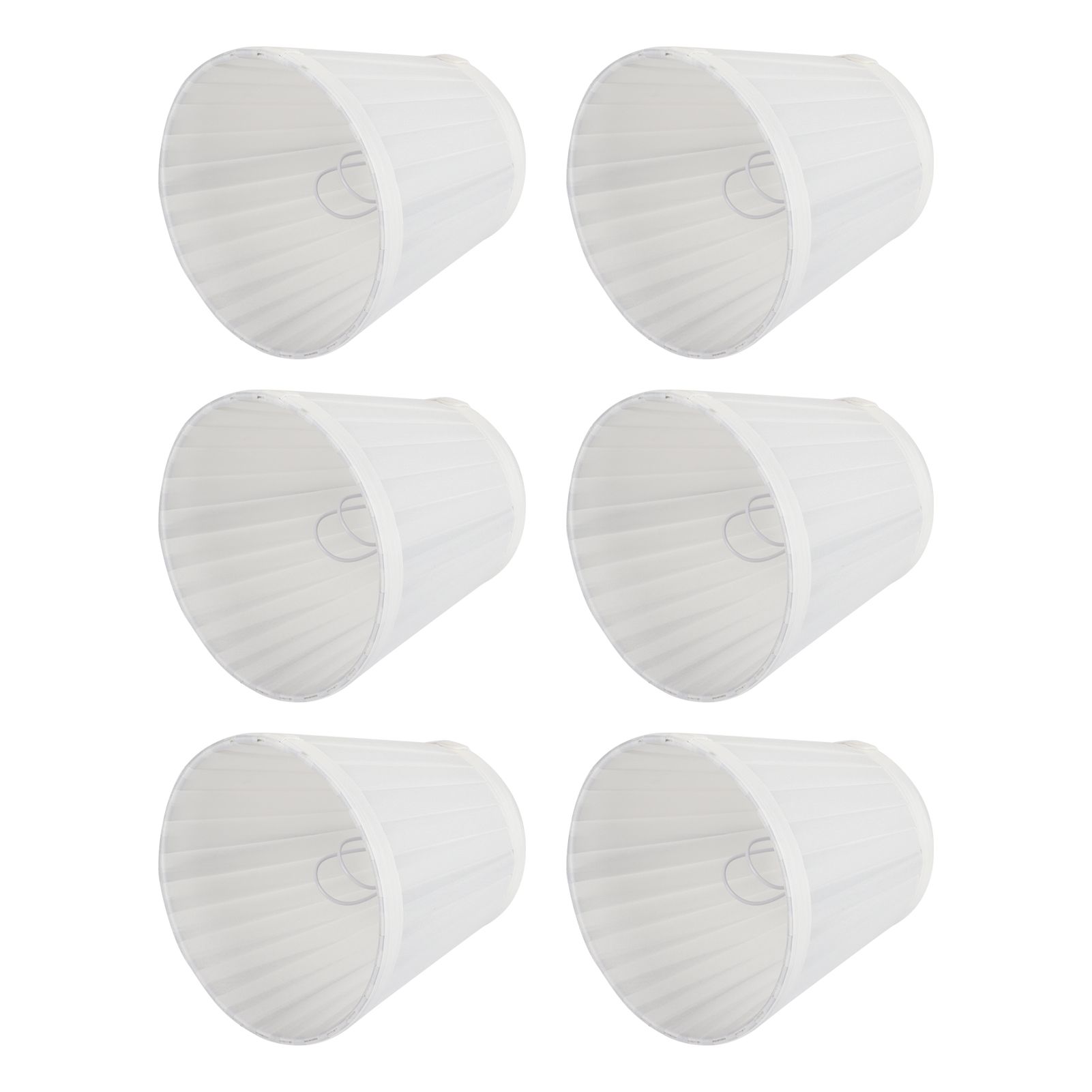 6PCS Fabric Chandelier Lampshade Wall Lamp Cover Shade for Living Room Bedroom view 4