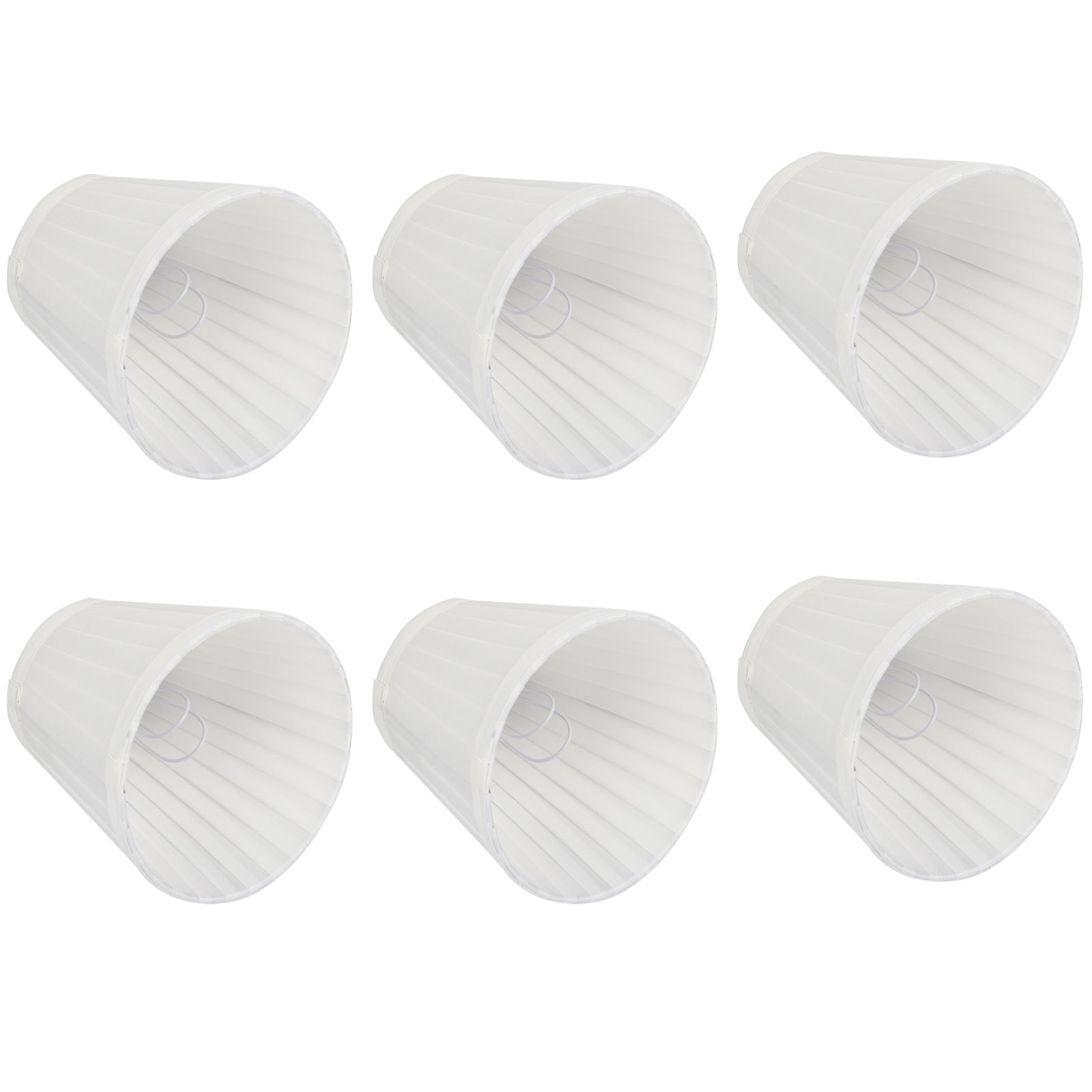 6PCS Fabric Chandelier Lampshade Wall Lamp Cover Shade for Living Room Bedroom view 5