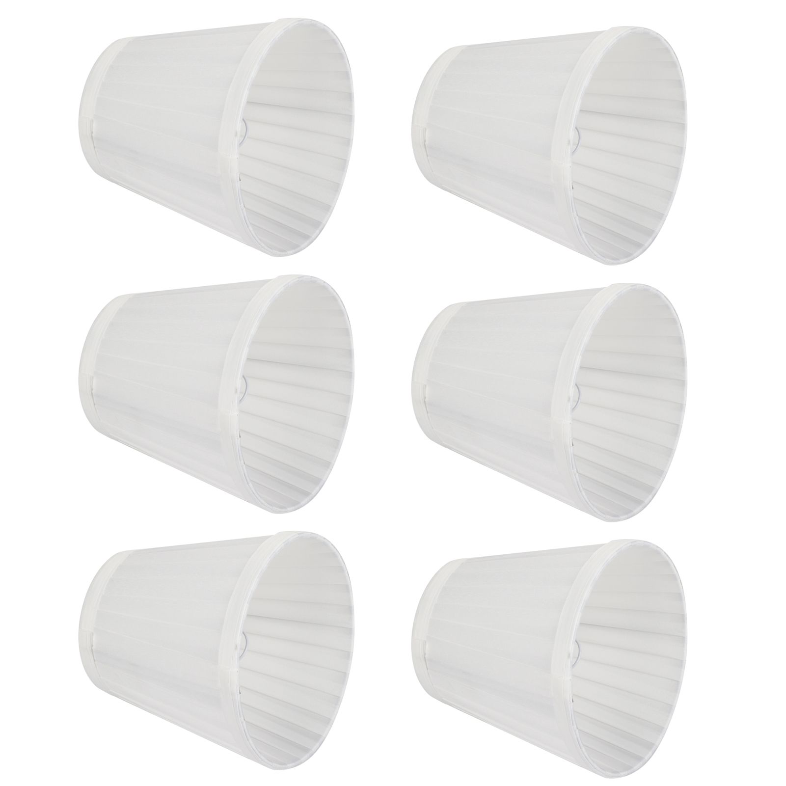 6PCS Fabric Chandelier Lampshade Wall Lamp Cover Shade for Living Room Bedroom view 6