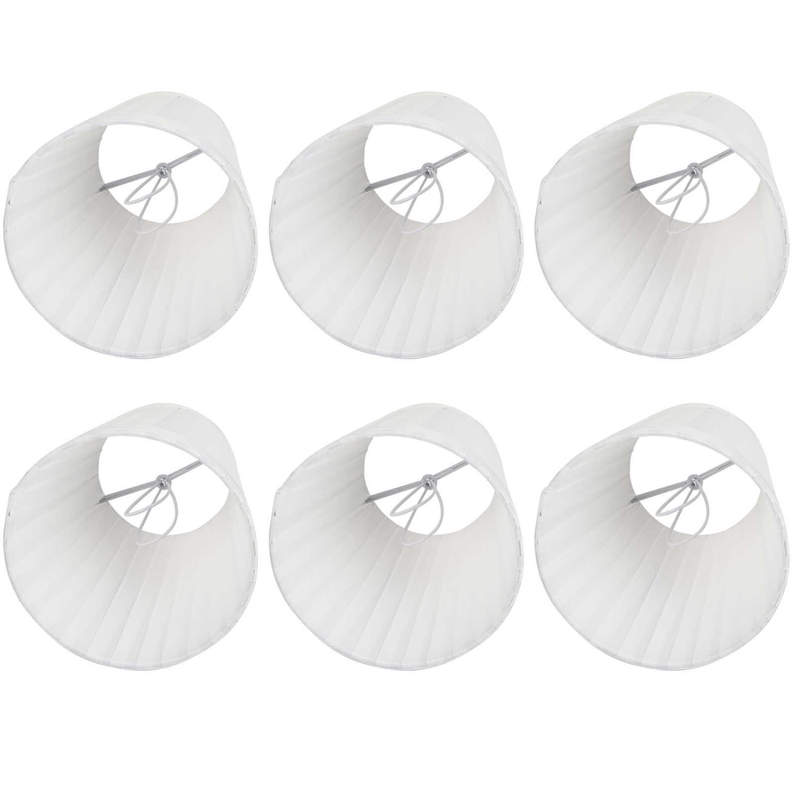6PCS Fabric Chandelier Lampshade Wall Lamp Cover Shade for Living Room Bedroom view 7