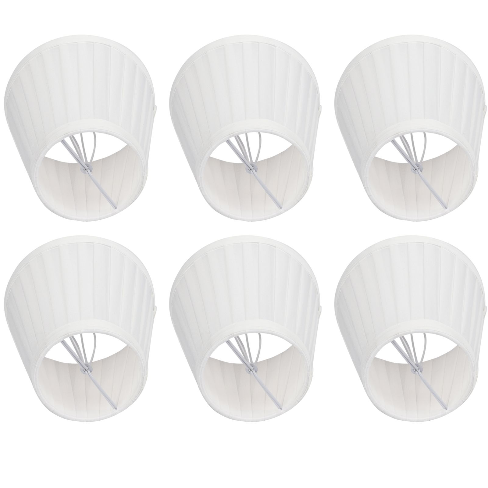6PCS Fabric Chandelier Lampshade Wall Lamp Cover Shade for Living Room Bedroom view 8