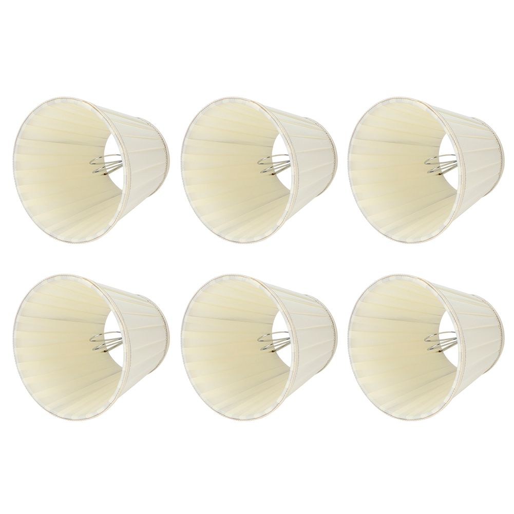 6PCS Modern Fabric Lampshade Light Cover Decoration for Home Chandelier Wall view 6