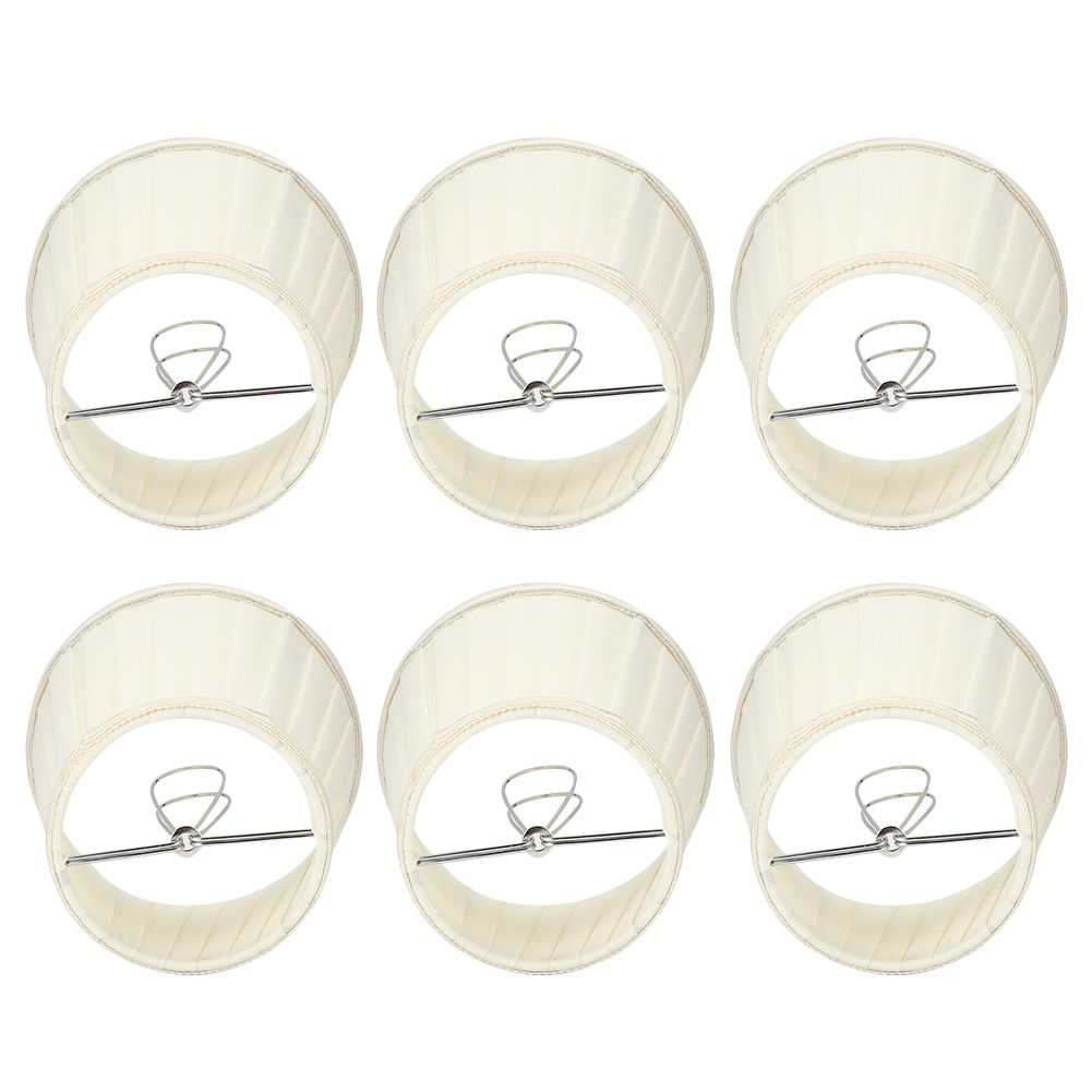 6PCS Modern Fabric Lampshade Light Cover Decoration for Home Chandelier Wall view 7