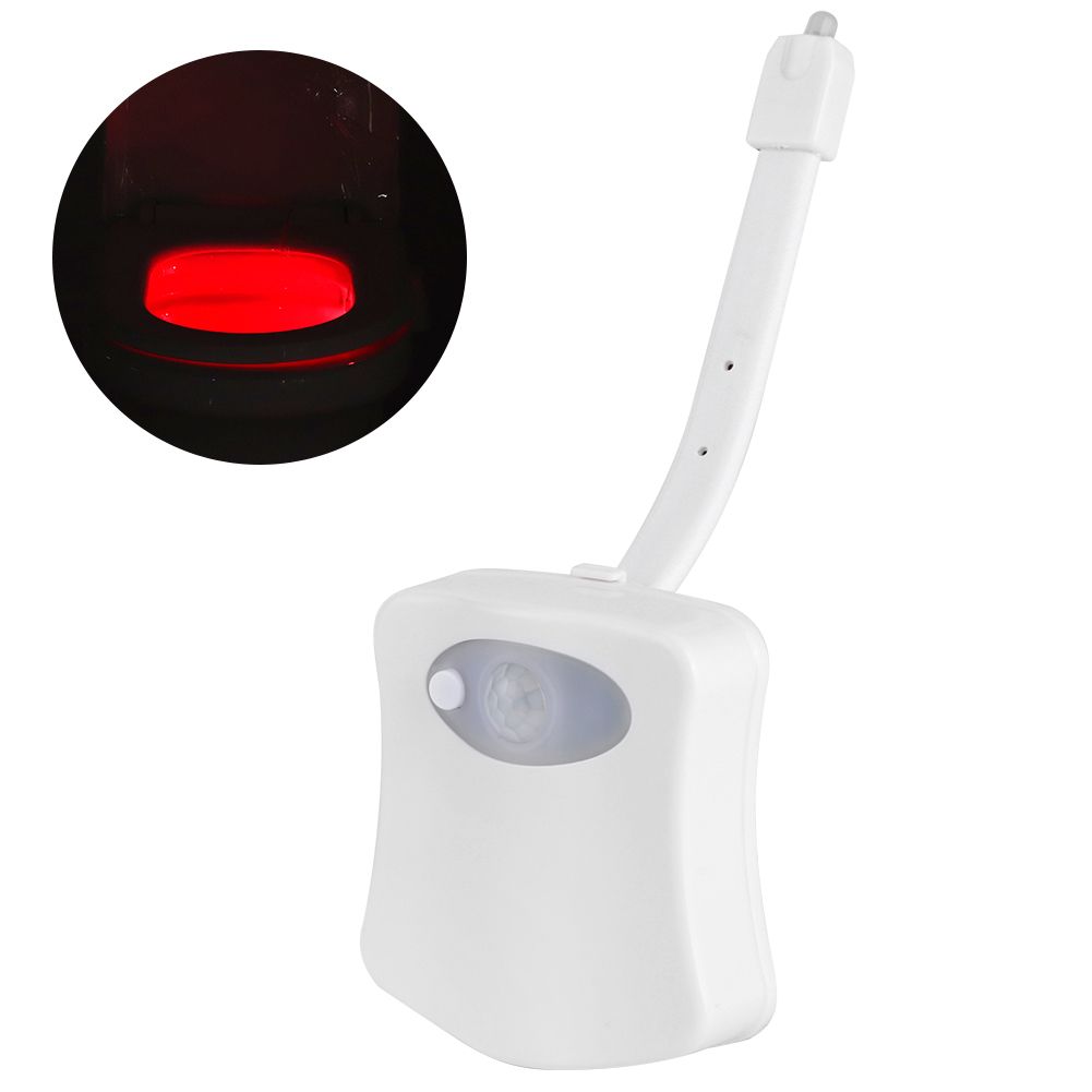 8 Color Toilet Cover Light Motion Activated Body Auto Double Sensor Bathroom view 5