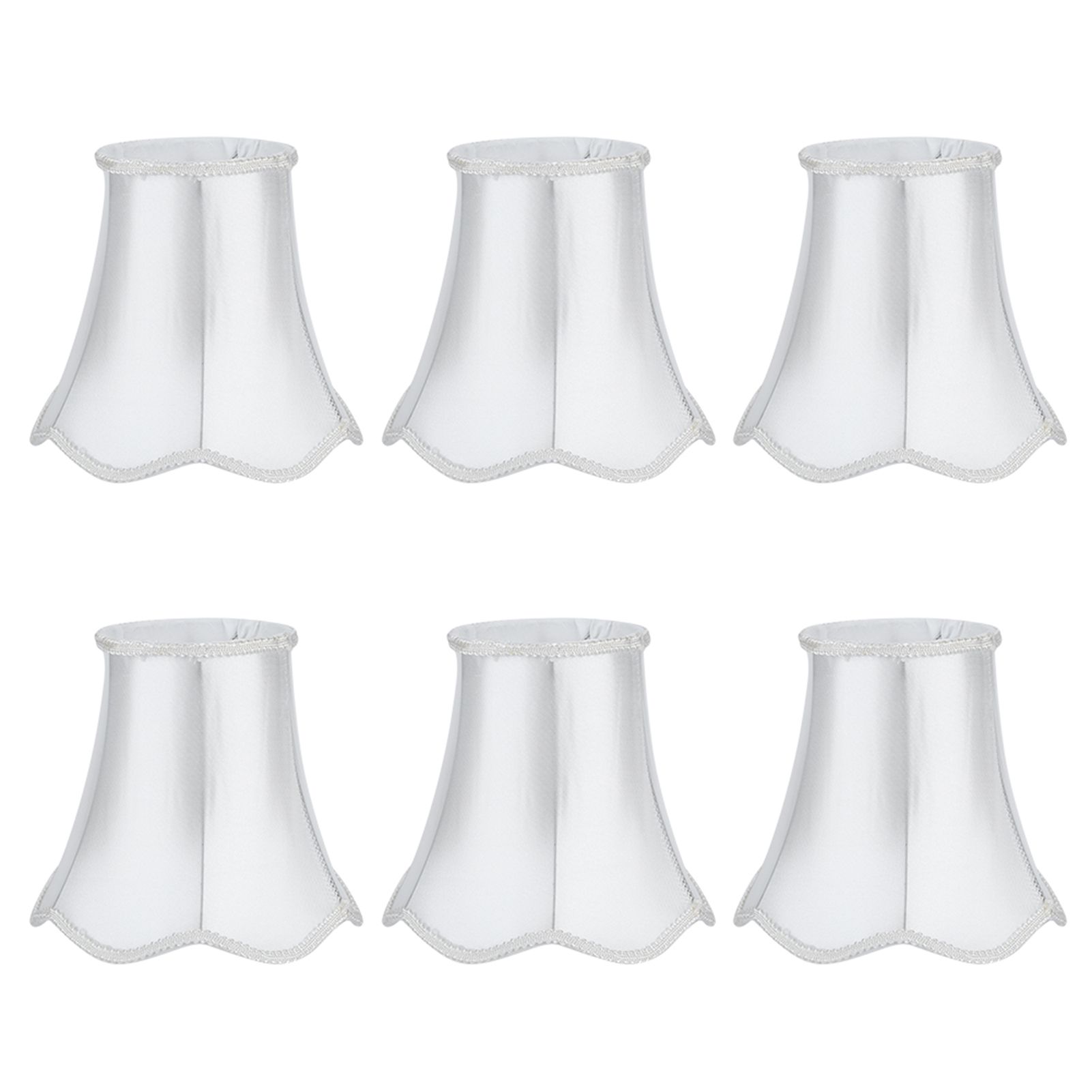6Pcs European Modern Chandelier Fabric Lampshade Wall Lamp Cover Light view 2
