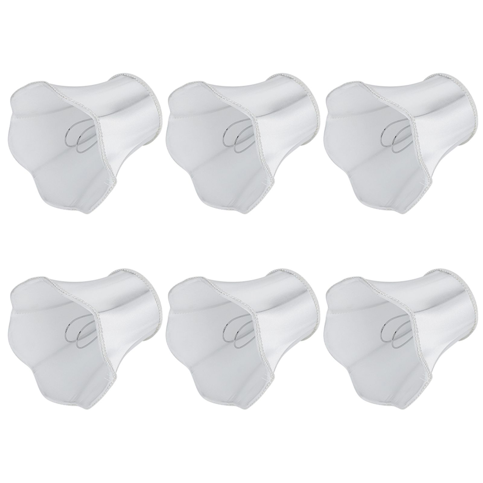 6Pcs European Modern Chandelier Fabric Lampshade Wall Lamp Cover Light view 3