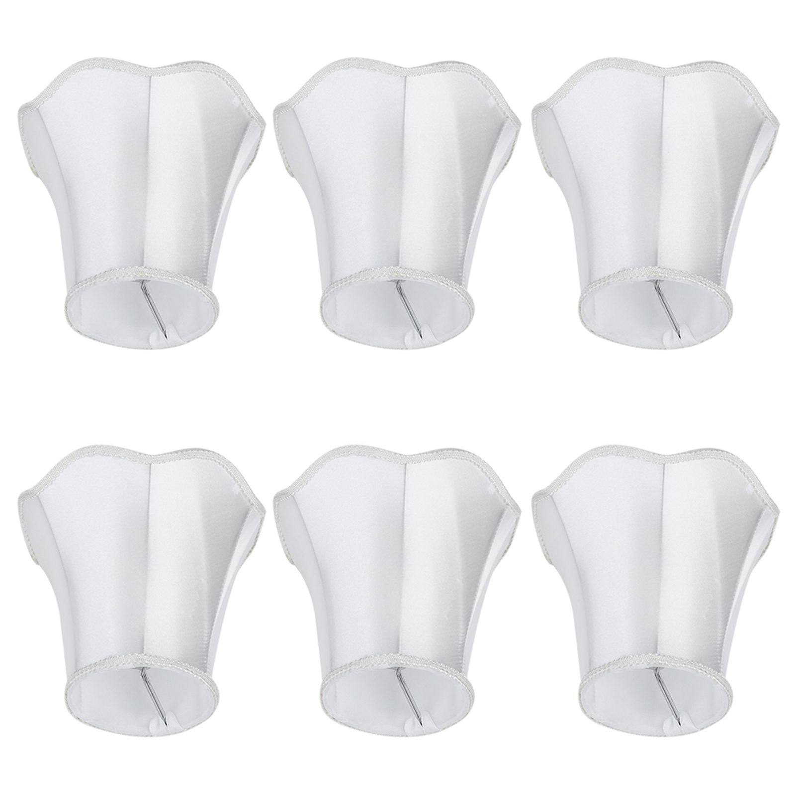 6Pcs European Modern Chandelier Fabric Lampshade Wall Lamp Cover Light view 5