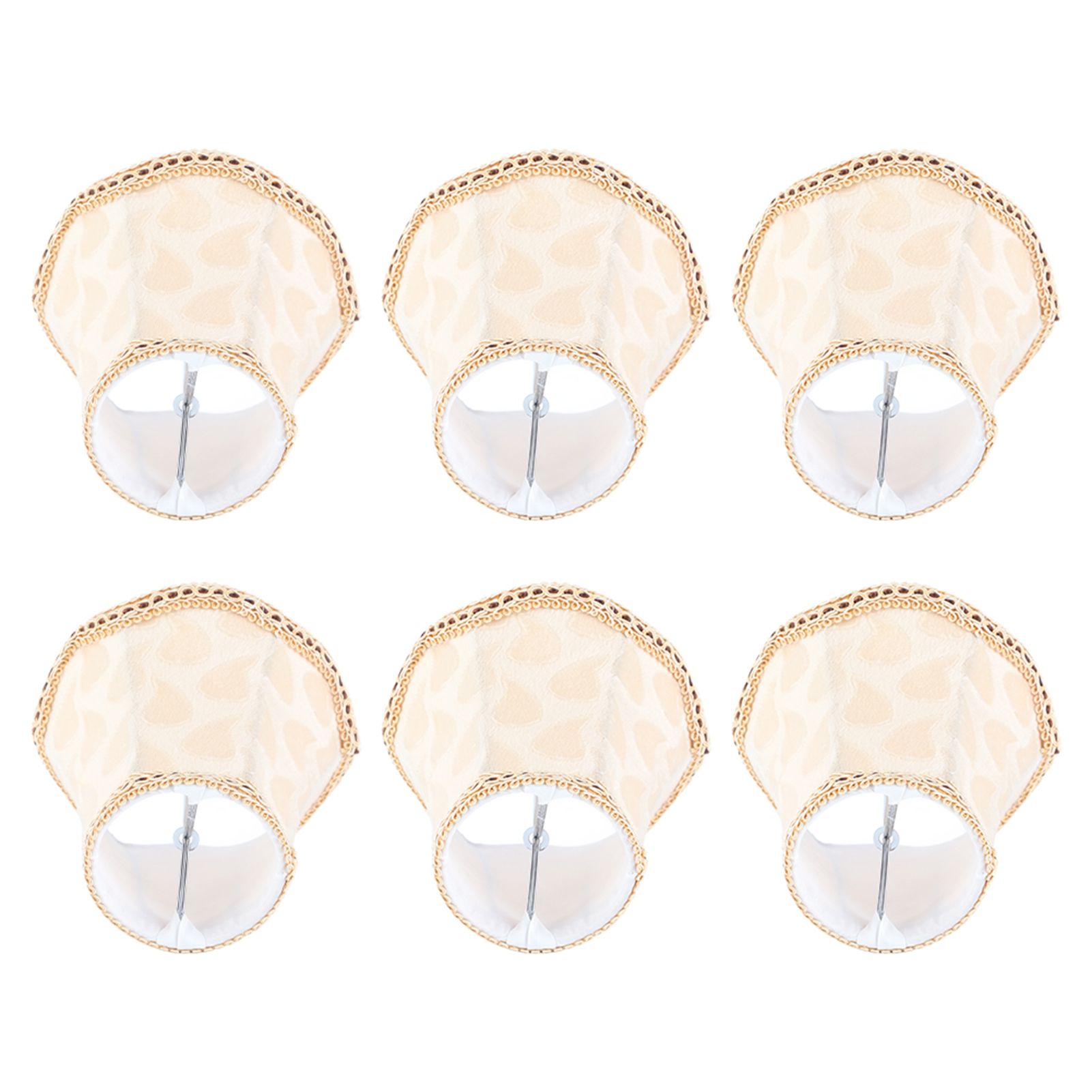 6PCS Fabric Lampshade Wall Lamp Cover Chandelier Lamp Shade for Home view 6