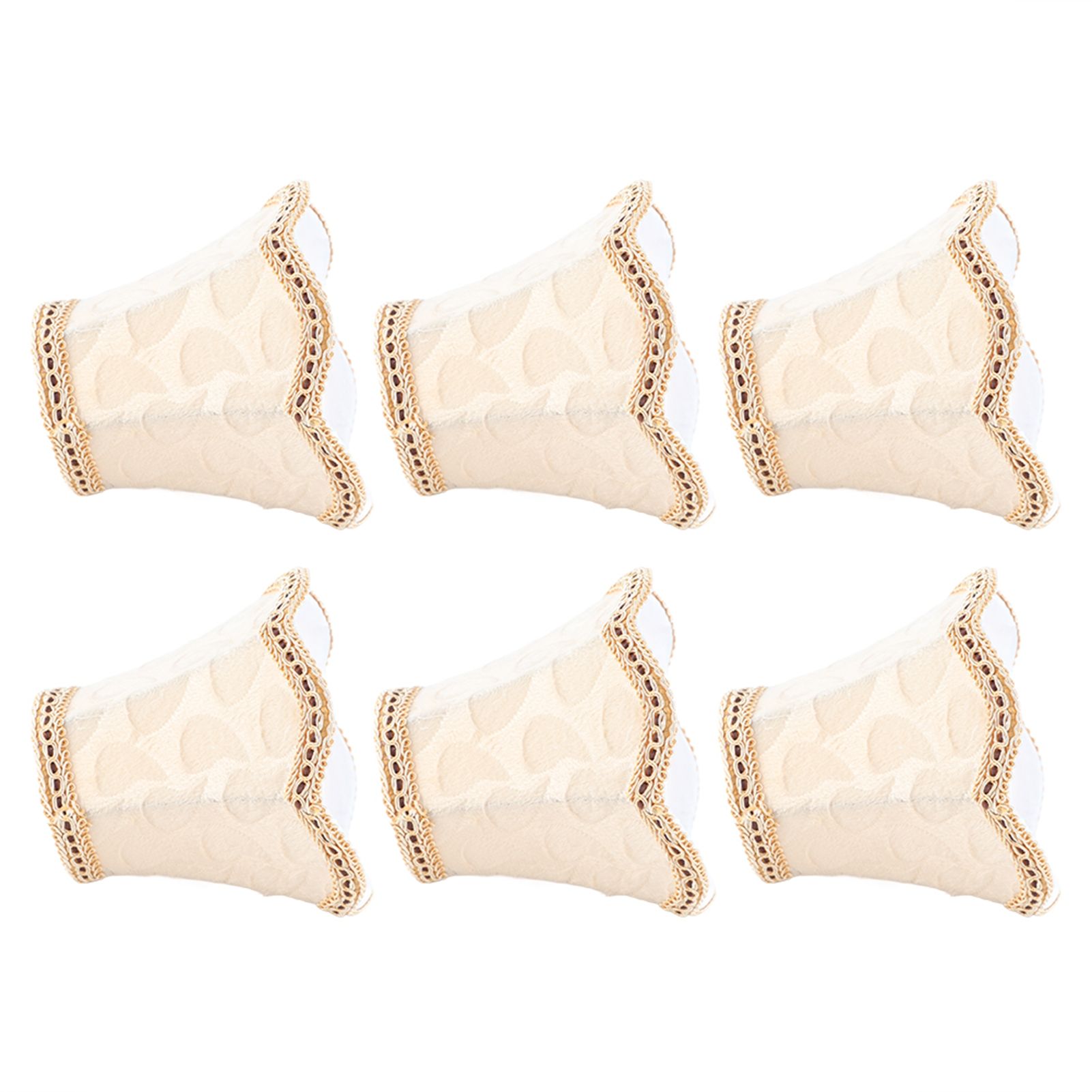 6PCS Fabric Lampshade Wall Lamp Cover Chandelier Lamp Shade for Home view 8