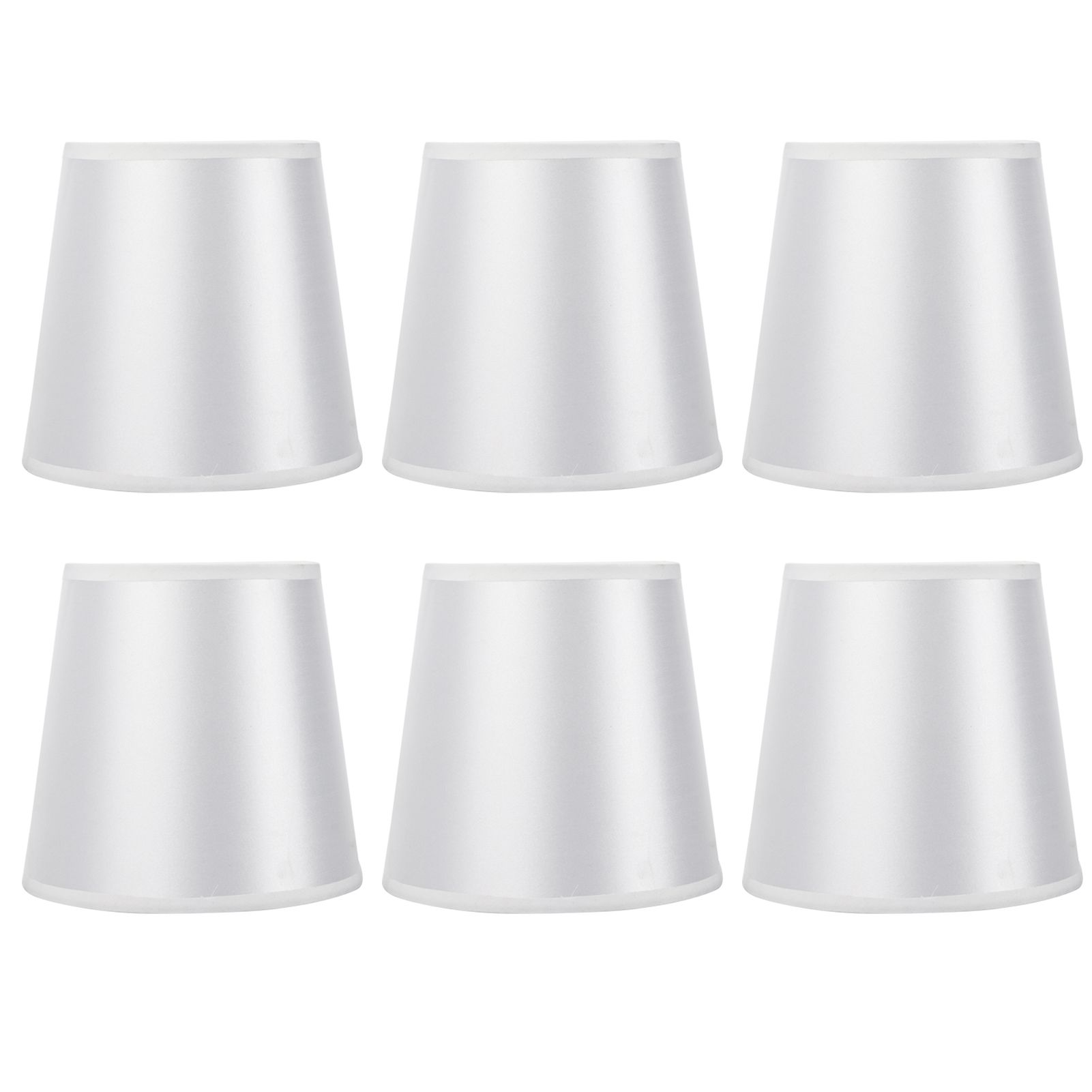 6PCS Simple Wall Light Chandelier Fabric Lamp Shade Light Fixture for Bedroom view 3