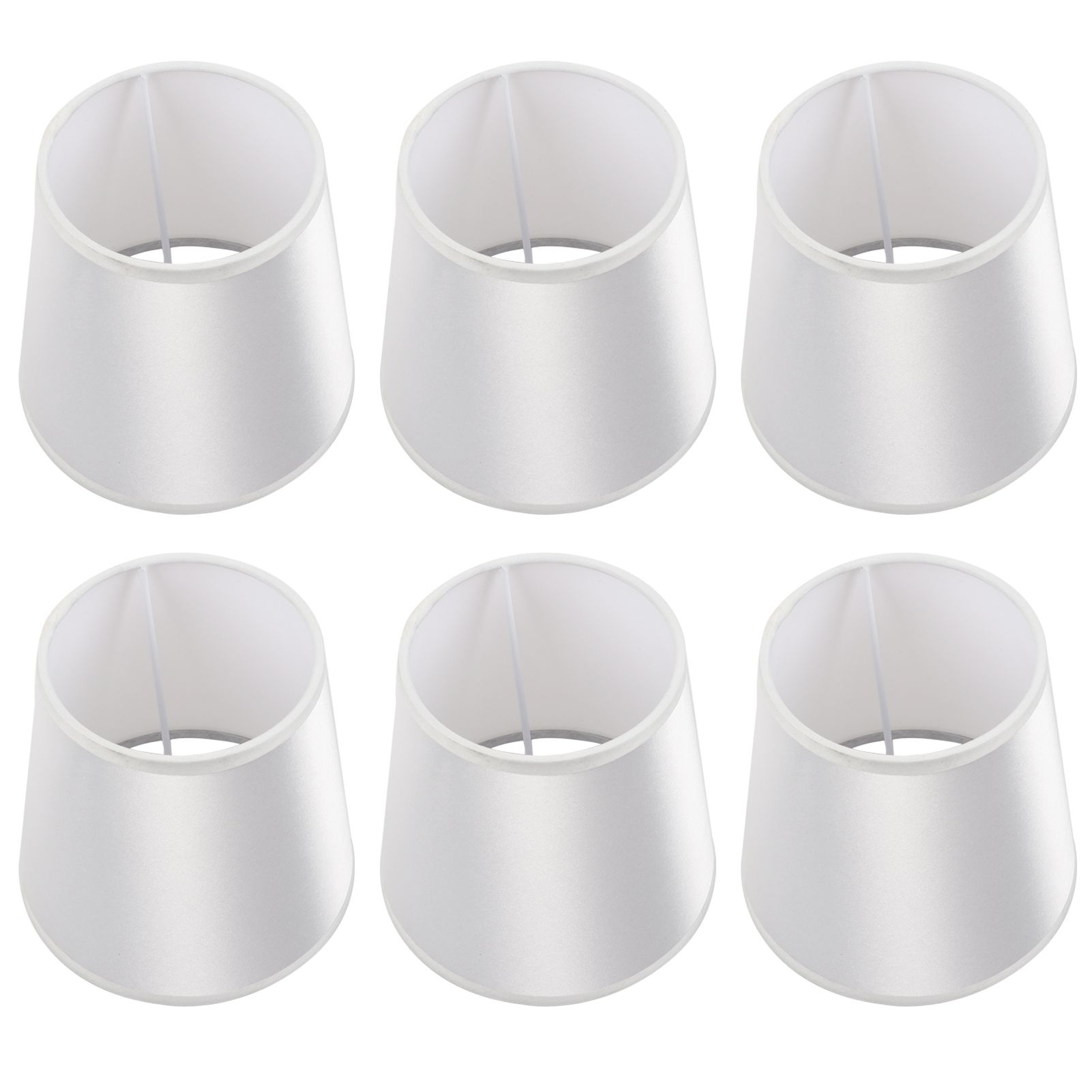 6PCS Simple Wall Light Chandelier Fabric Lamp Shade Light Fixture for Bedroom view 8
