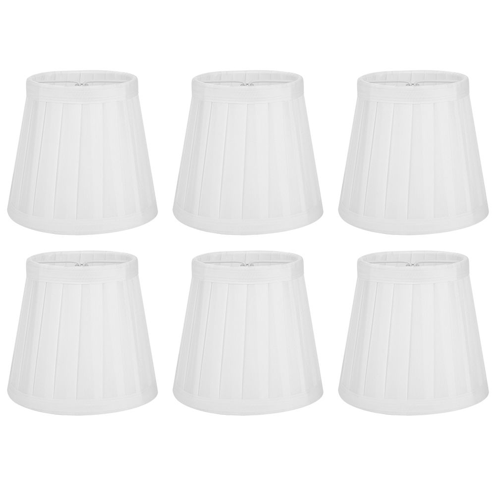 6Pcs Modern Fabric Desktop Lampshade Chandelier Wall Light Lamp Cover for Home view 2