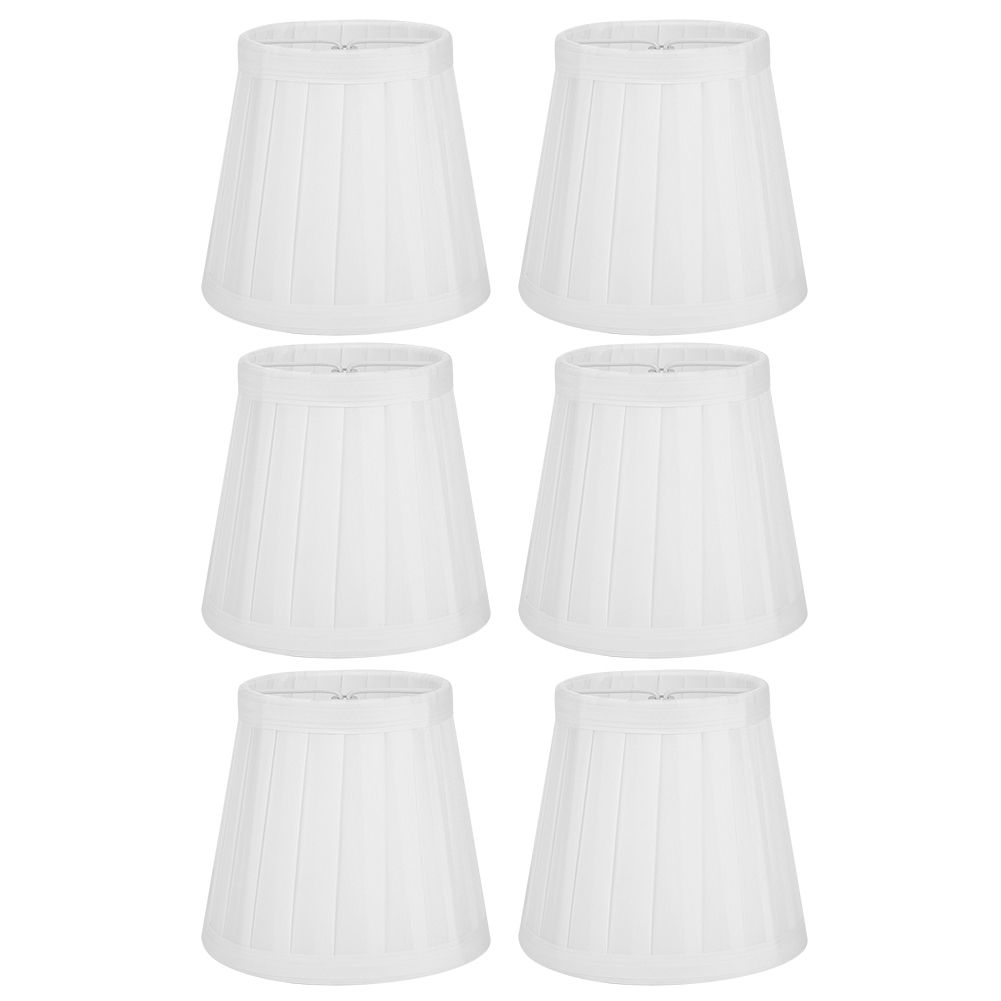6Pcs Modern Fabric Desktop Lampshade Chandelier Wall Light Lamp Cover for Home view 3