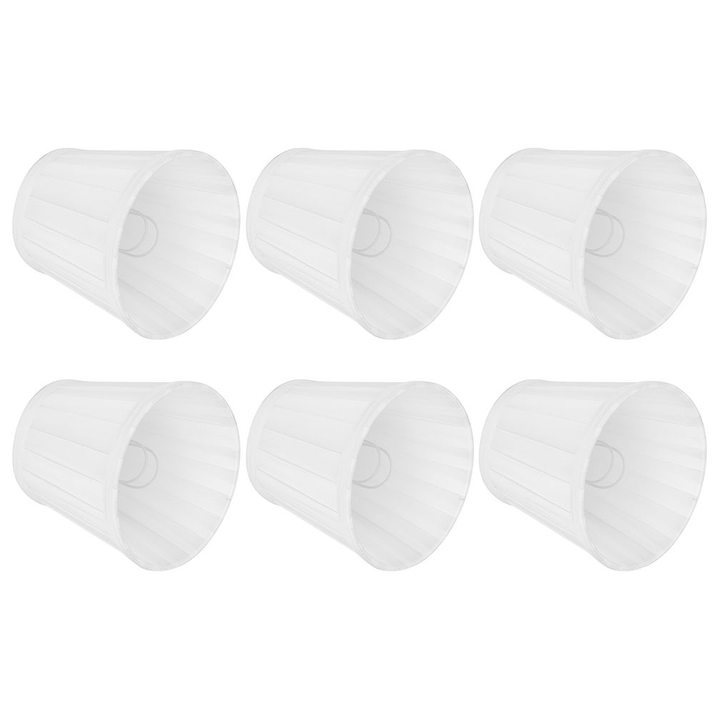 6Pcs Modern Fabric Desktop Lampshade Chandelier Wall Light Lamp Cover for Home view 5