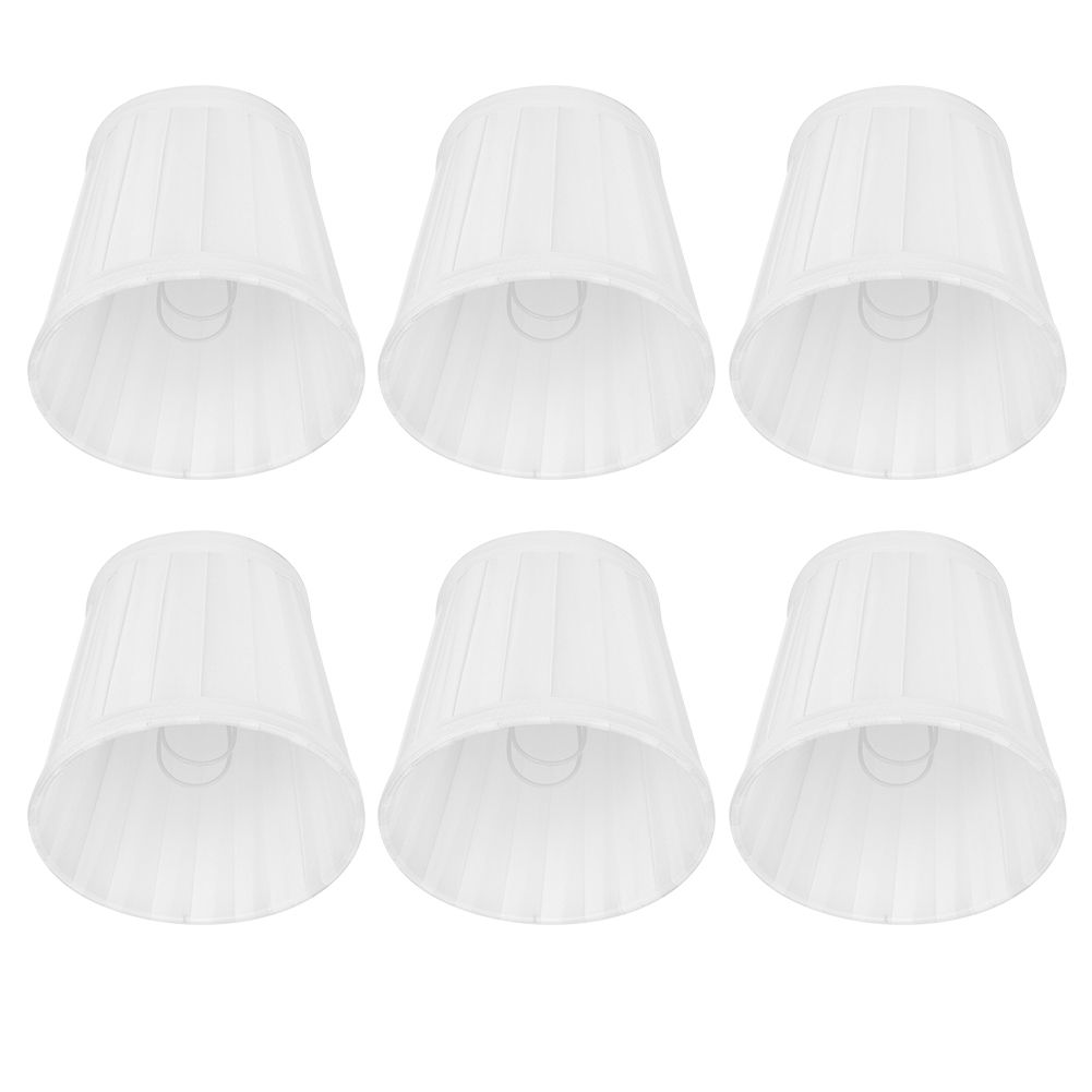6Pcs Modern Fabric Desktop Lampshade Chandelier Wall Light Lamp Cover for Home view 7
