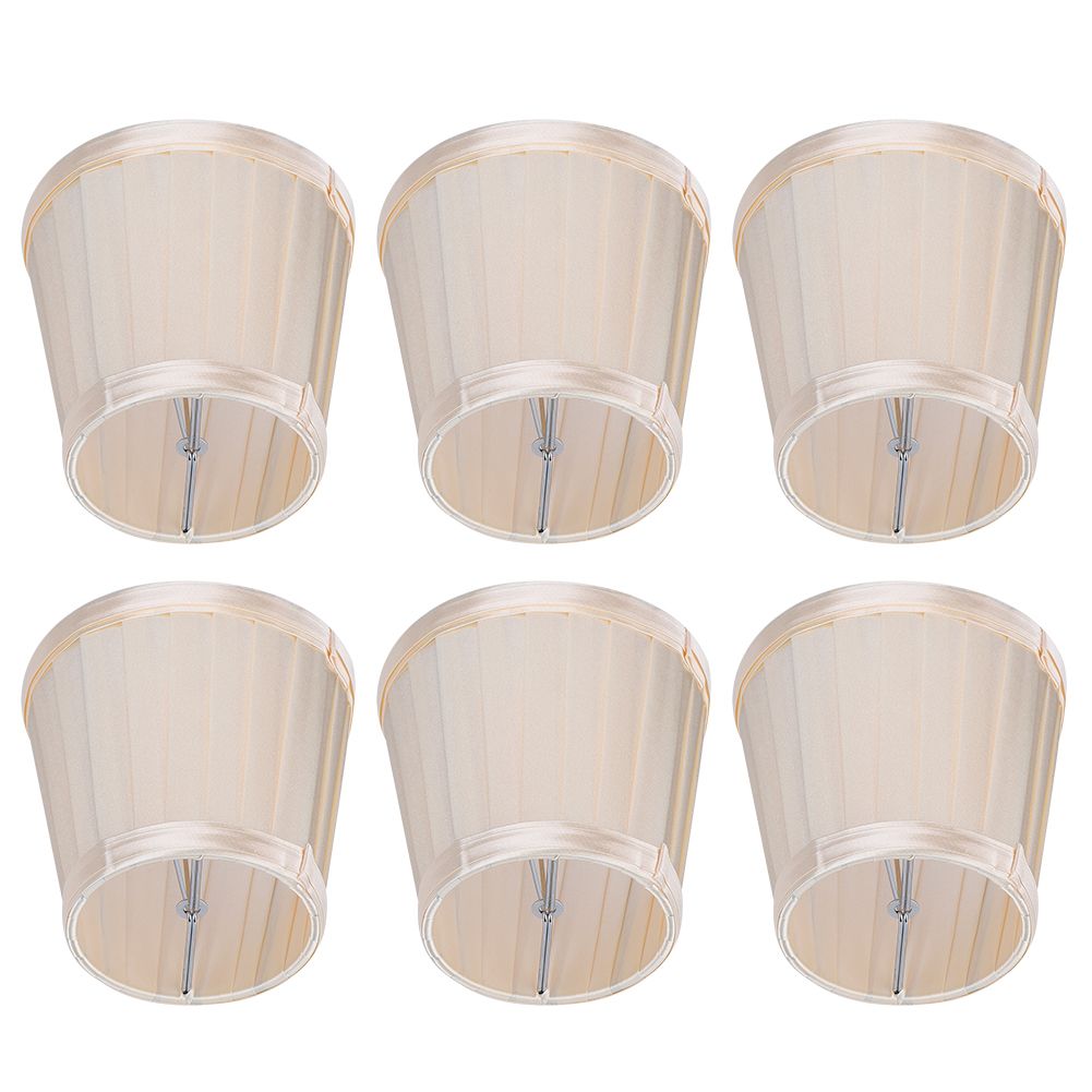 6PCS Modern Simple Chandelier Pendant Lamp Shade Cover Fabric Lampshade for — image 1