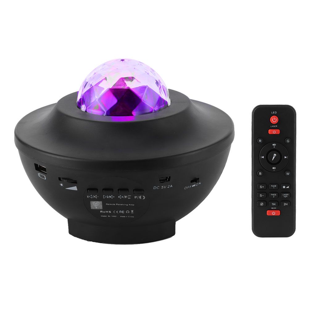 RGB Star Projection Lamp Bluetooth USB Voice Control Music Player LED Night view 6