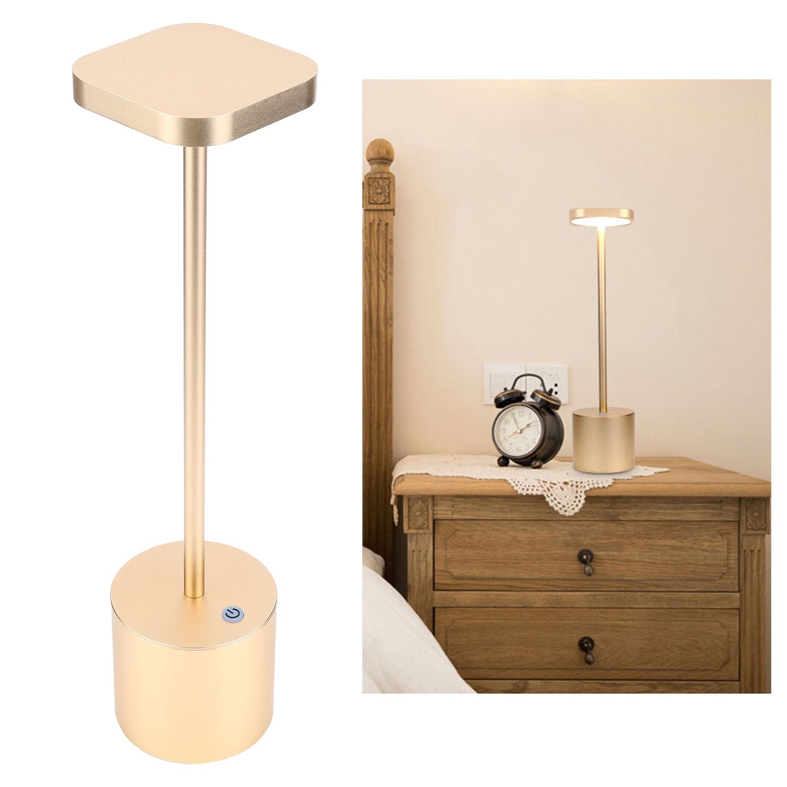 USB Rechargeable LED Bar Table Lamps Portable Desk Lamp for Bedside Dining view 9