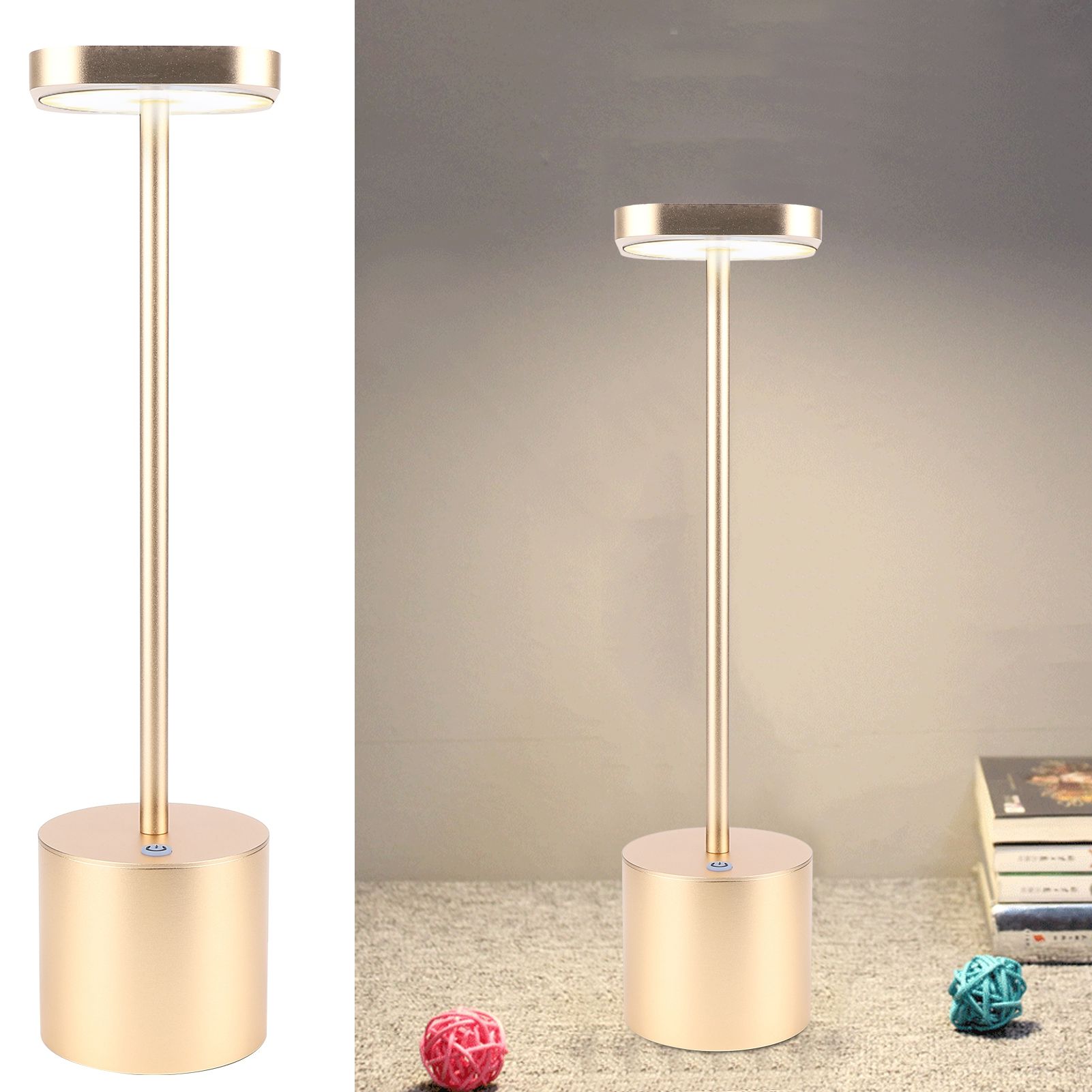 USB Rechargeable LED Bar Table Lamps Portable Desk Lamp for Bedside Dining view 10