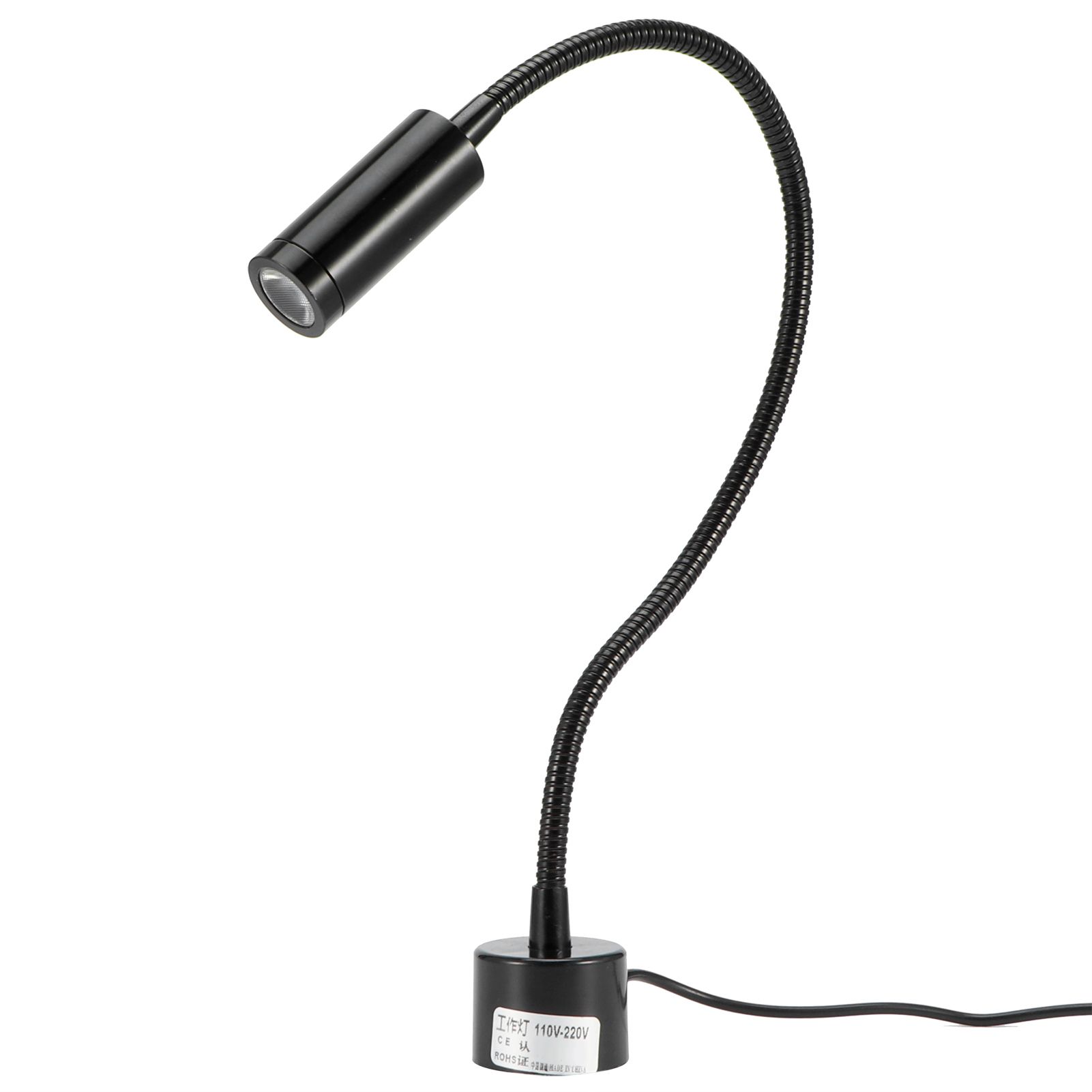 Adjustable Gooseneck LED Working Light with Magnetic Base for CNC Lathe Machine view 3
