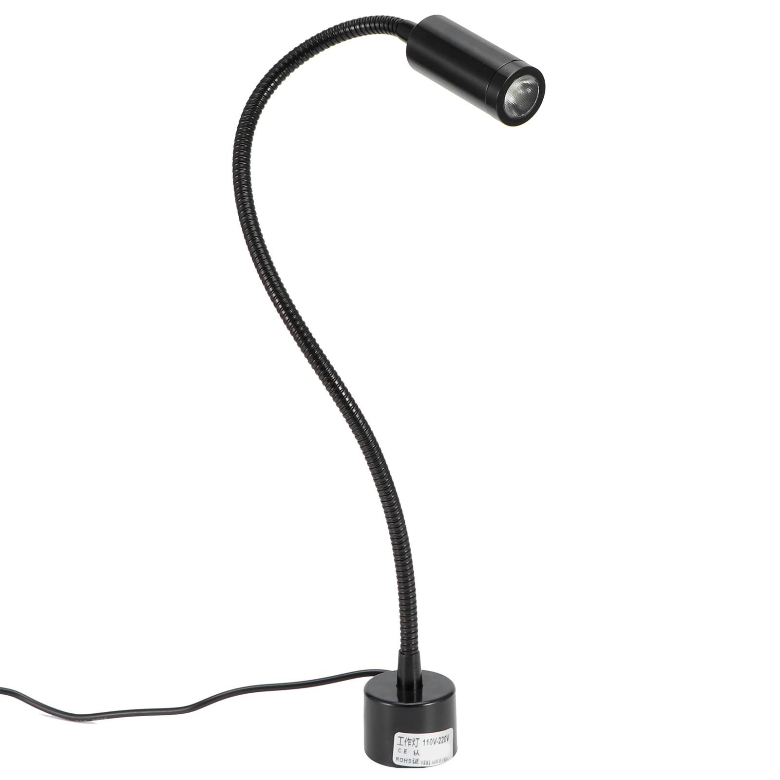 Adjustable Gooseneck LED Working Light with Magnetic Base for CNC Lathe Machine view 6