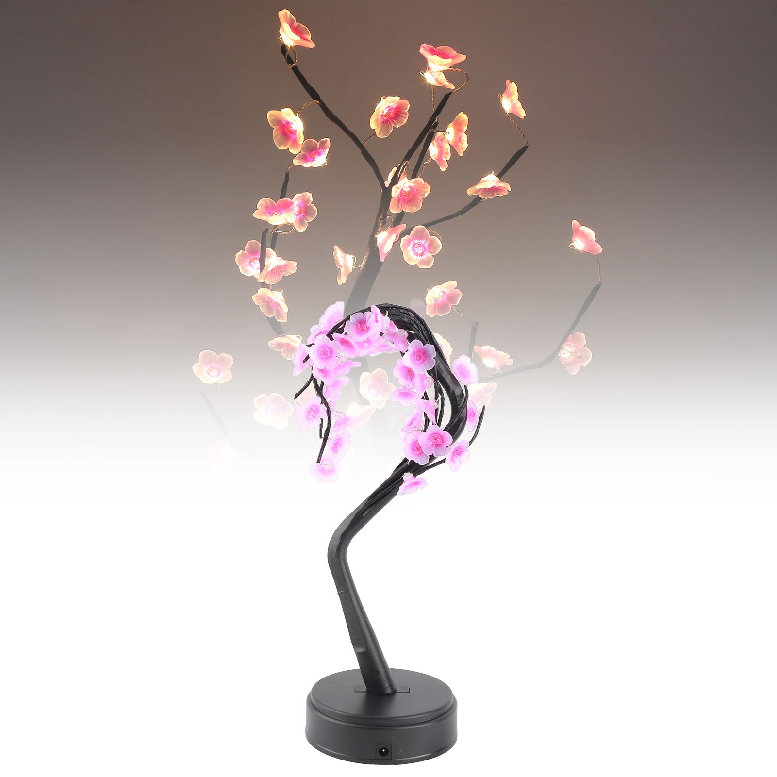 USB 35LED Plum Flower Bonsai Light Tree Lamp Home Xmas Holiday Decoration view 11