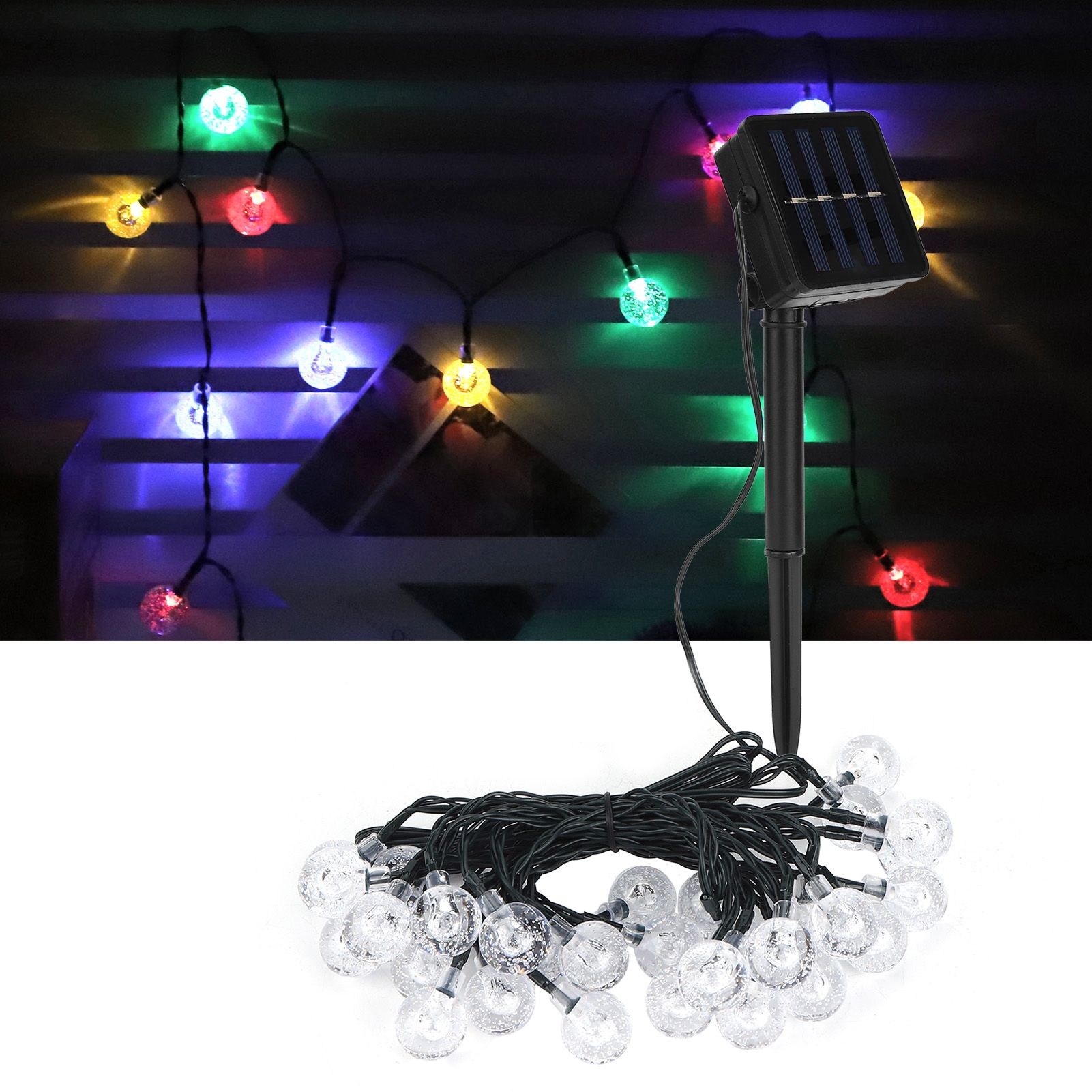 30LED Chips Solar Power String Light for Garden Landscape Christmas Festivals view 9
