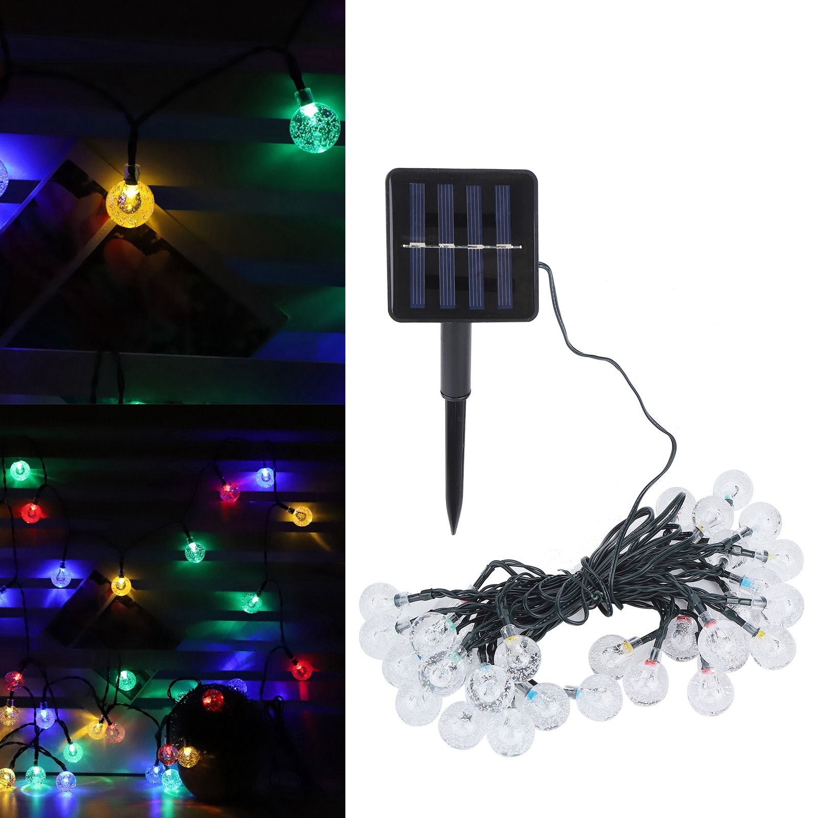 5m 30LED Chips Solar Power String Light for Garden Landscape Christmas view 10