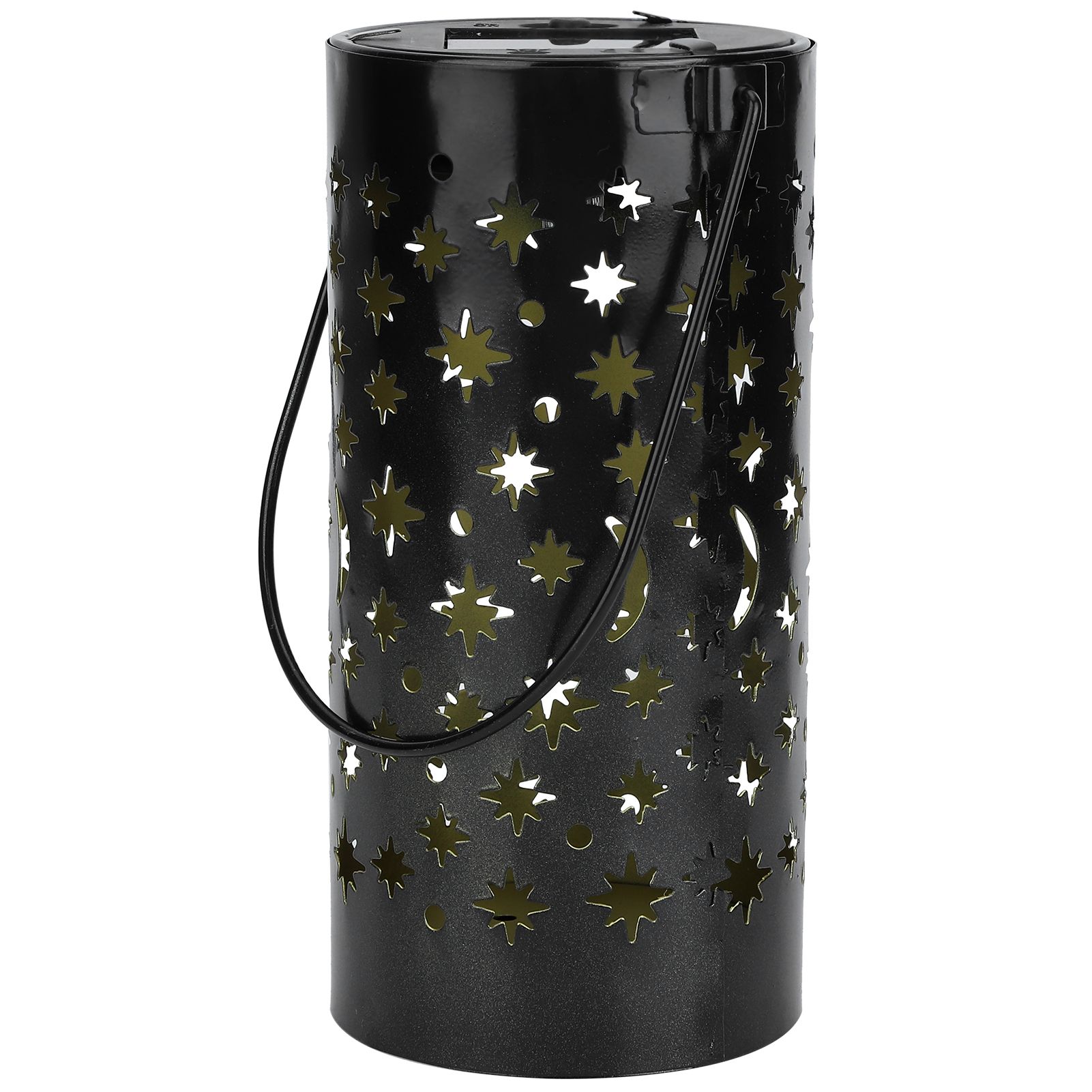 Outdoor Garden Patio Iron Hollow LED Solar Lamp Waterproof Landscape Light view 2