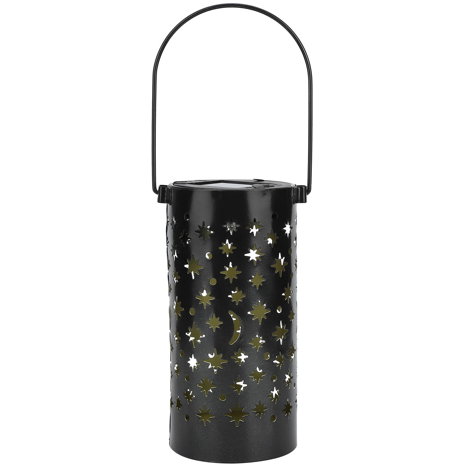Outdoor Garden Patio Iron Hollow LED Solar Lamp Waterproof Landscape Light view 3