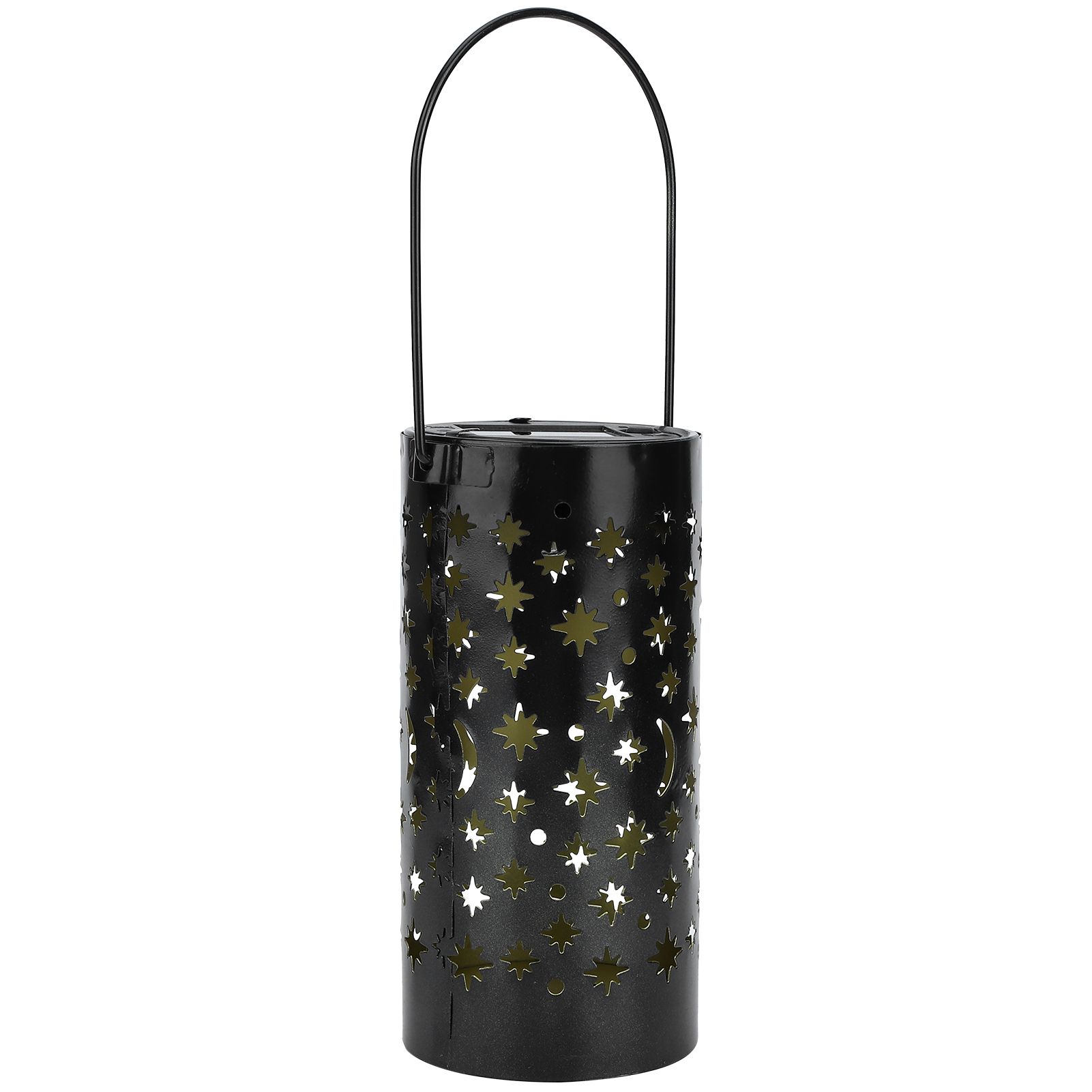 Outdoor Garden Patio Iron Hollow LED Solar Lamp Waterproof Landscape Light view 4