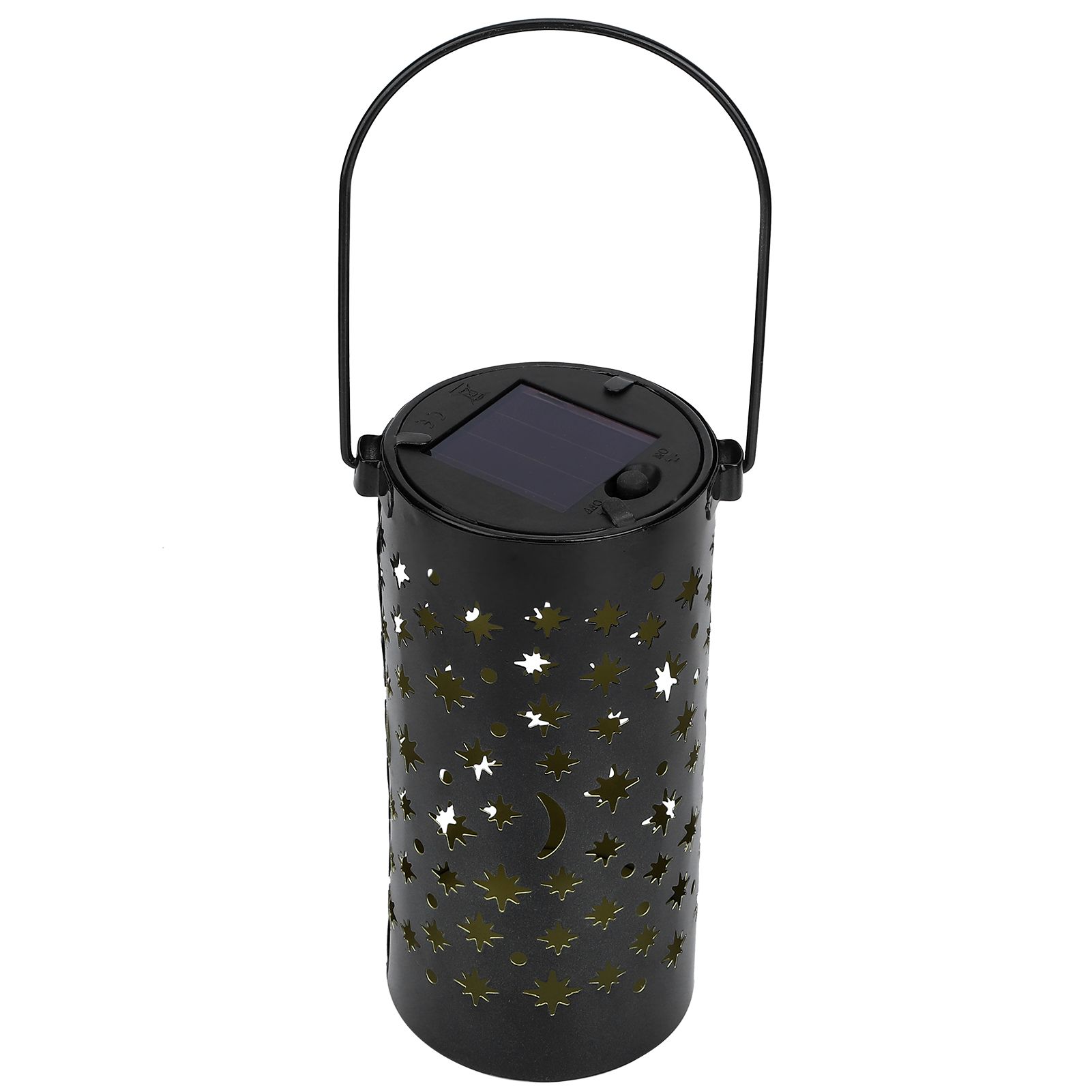 Outdoor Garden Patio Iron Hollow LED Solar Lamp Waterproof Landscape Light view 5