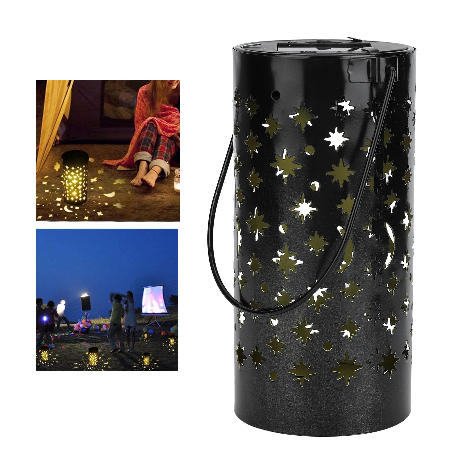 Outdoor Garden Patio Iron Hollow LED Solar Lamp Waterproof Landscape Light view 10