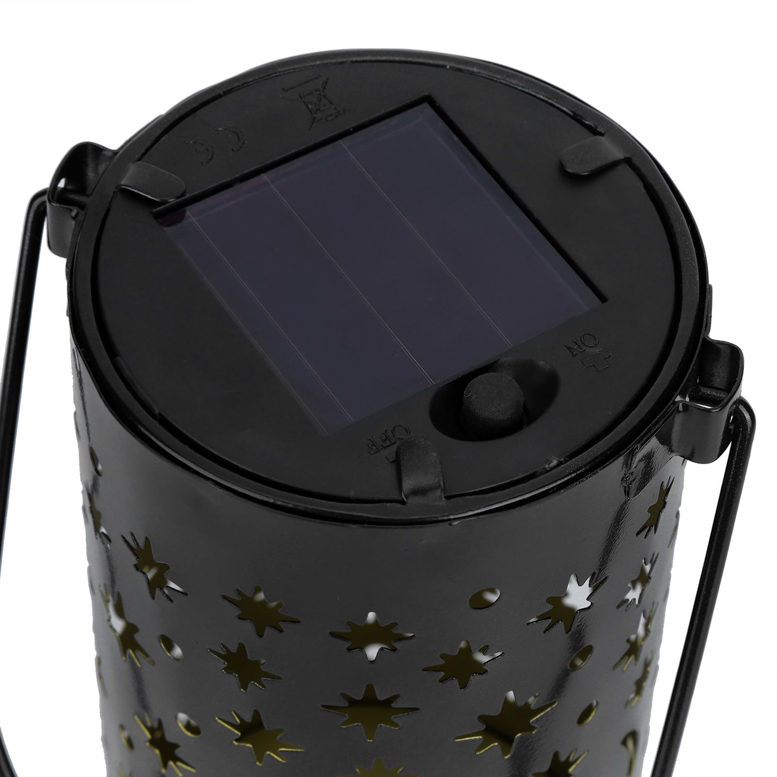 Outdoor Garden Patio Iron Hollow LED Solar Lamp Waterproof Landscape Light view 11