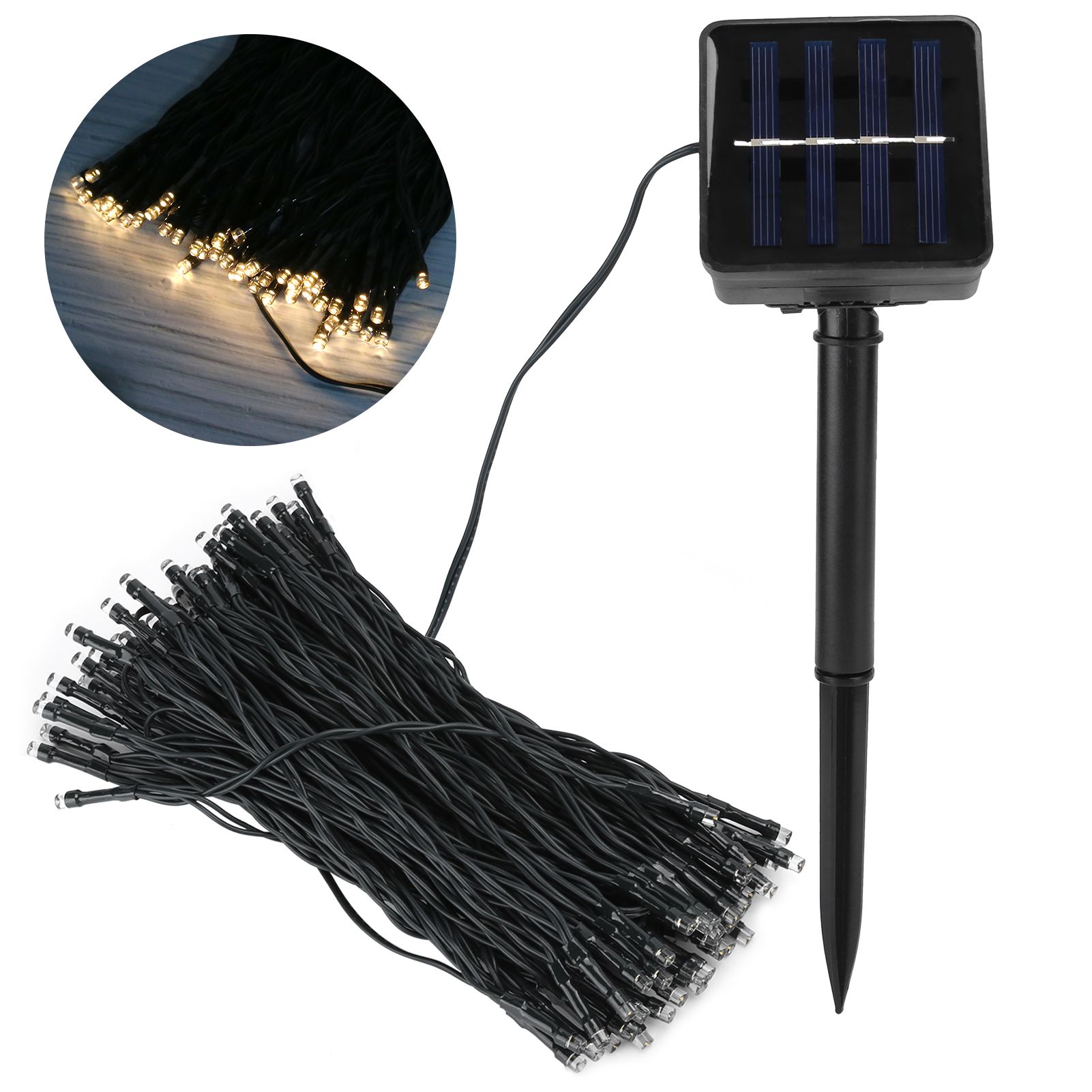17M 100LED Solar String Light Waterproof Solar Christmas Light for Outdoor view 7