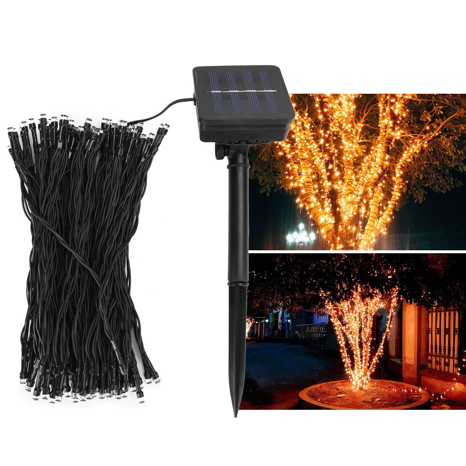 17M 100LED Solar String Light Waterproof Solar Christmas Light for Outdoor view 10
